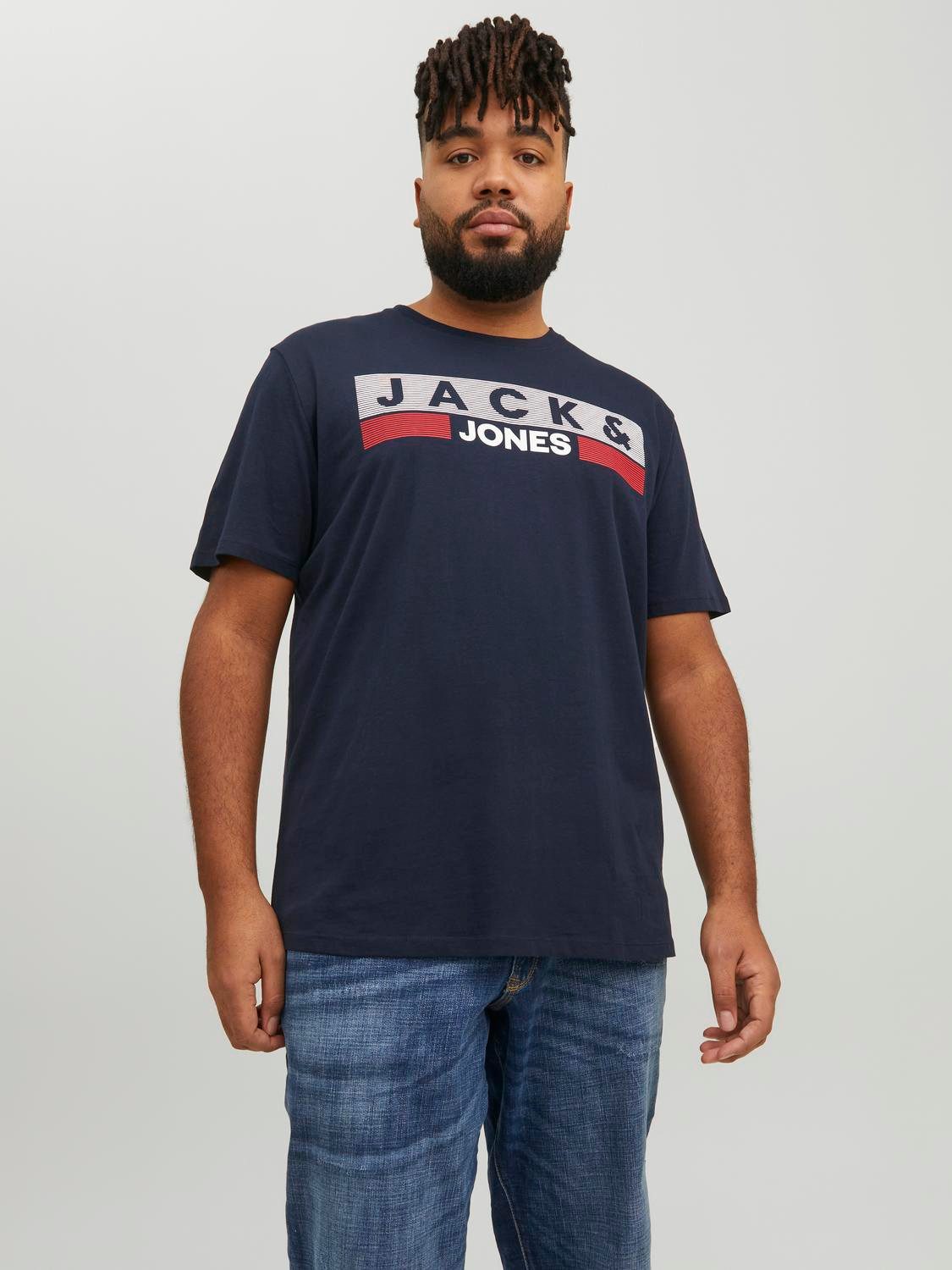 Jack & Jones T-Shirt 2er-Set Plus günstig online kaufen