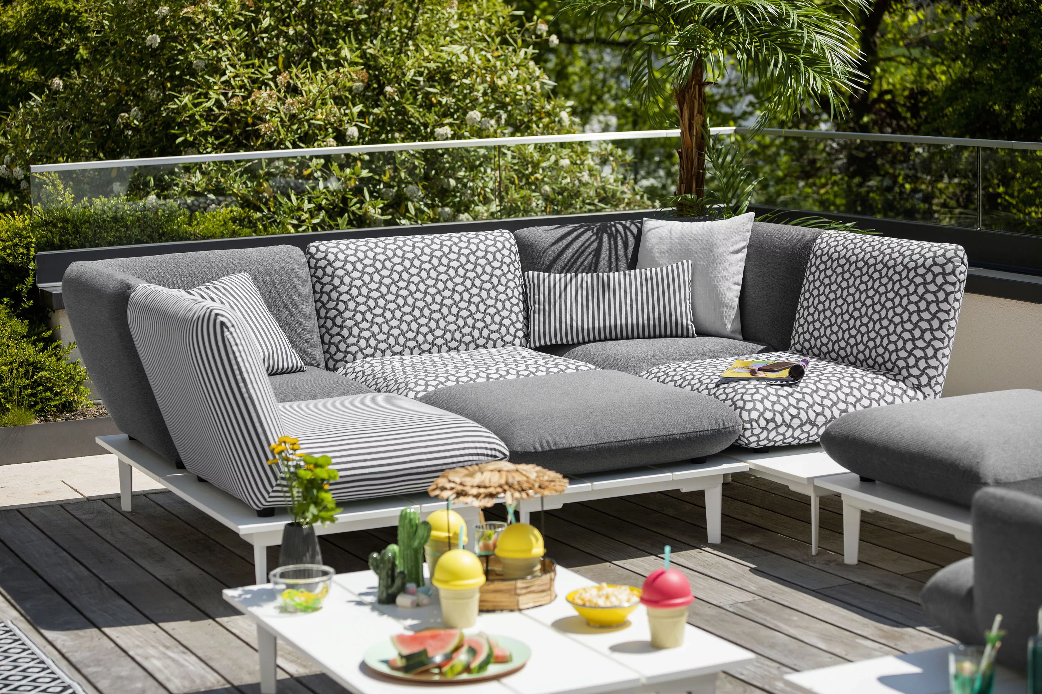 W.SCHILLIG Sofaelement "lagoona", Outdoor Hockerelement günstig online kaufen