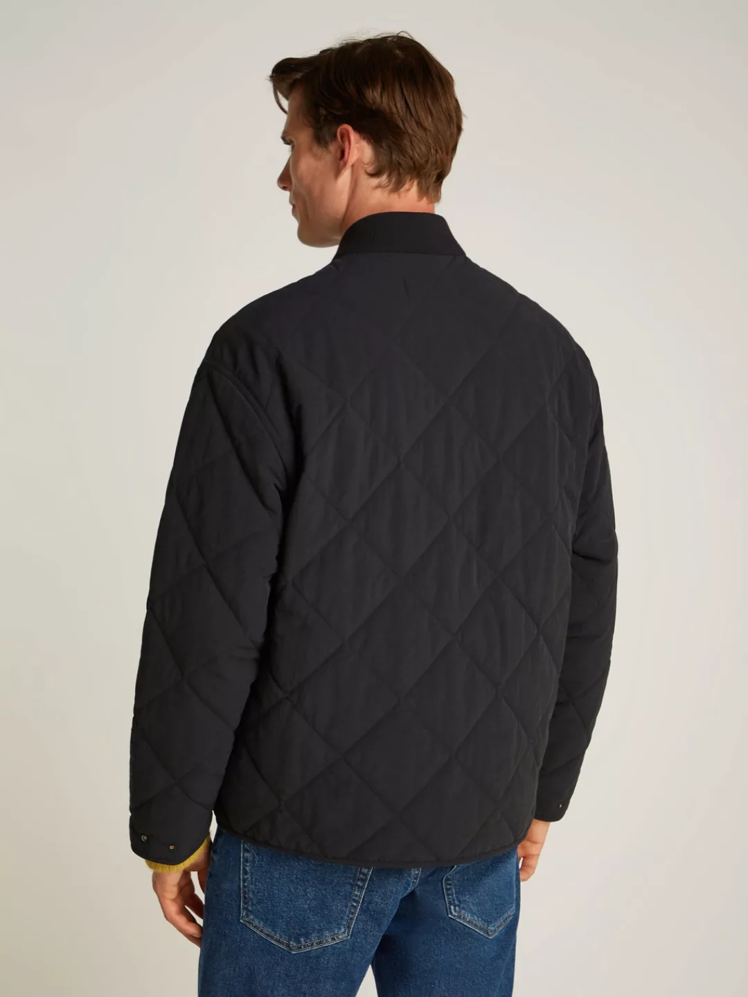 Calvin Klein Jeans Steppjacke "QUILTED JACKET", Logopatch, Stehkragen günstig online kaufen