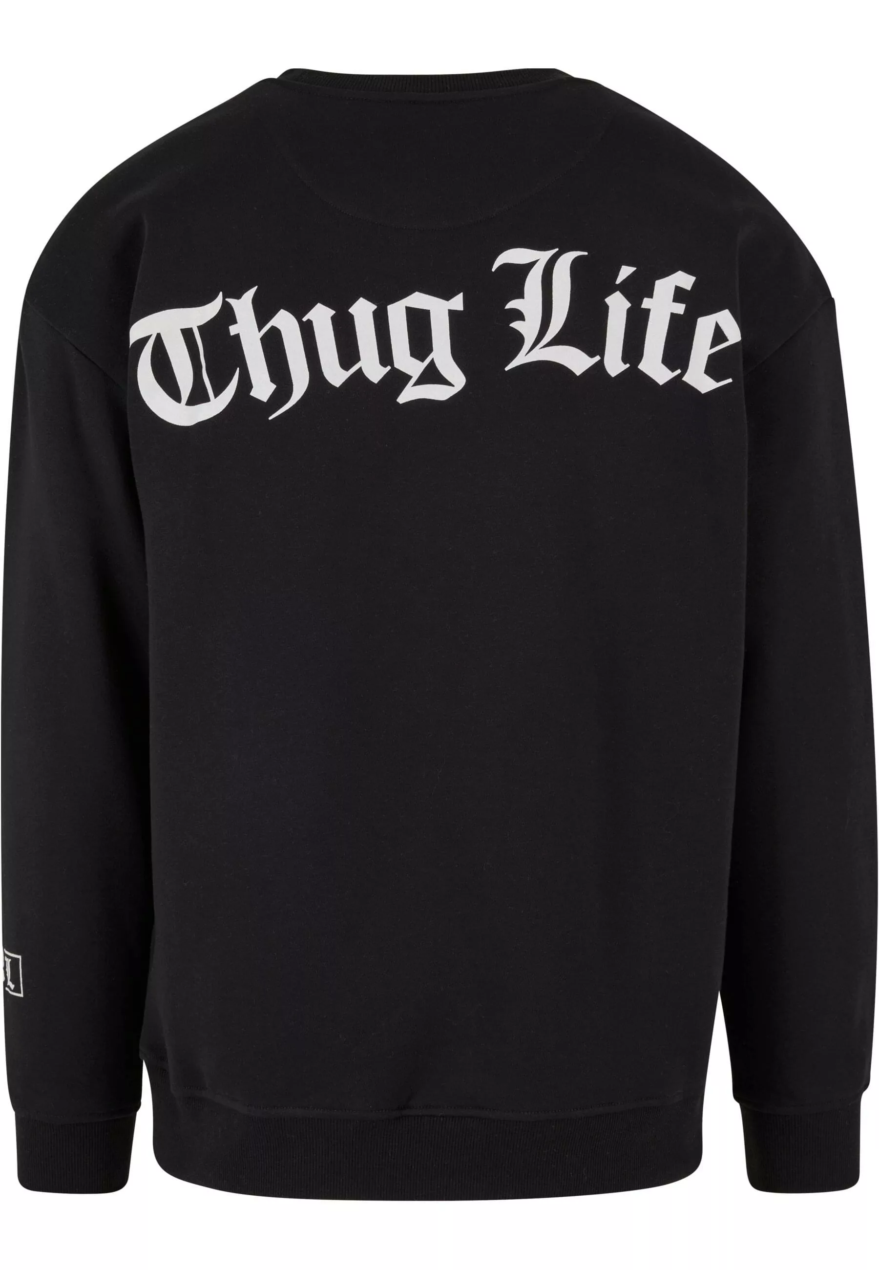 Thug Life Rundhalspullover "Thug Life Herren Thug Life HitTheStreets Crewne günstig online kaufen