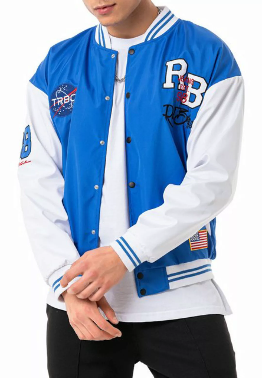 RedBridge Collegejacke im sportlichen Varsity-Look Baseballjacke Lässiger O günstig online kaufen