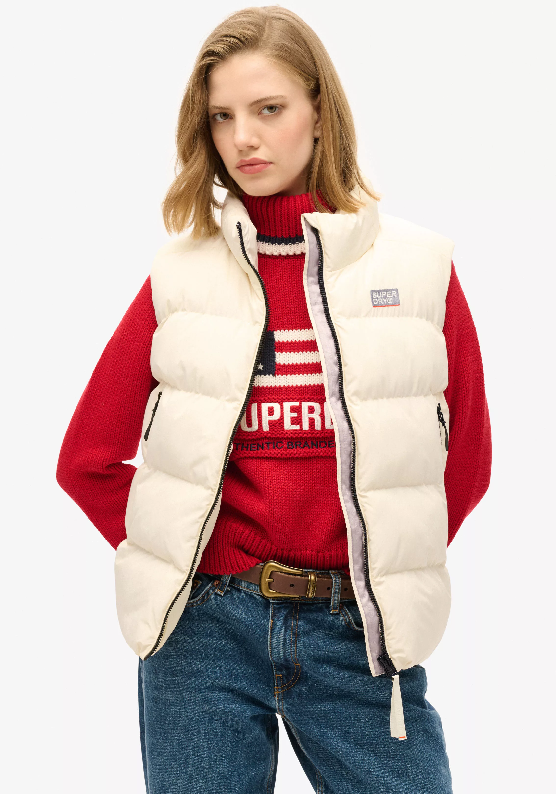 Superdry Steppweste SPORTS PUFFER GILET günstig online kaufen