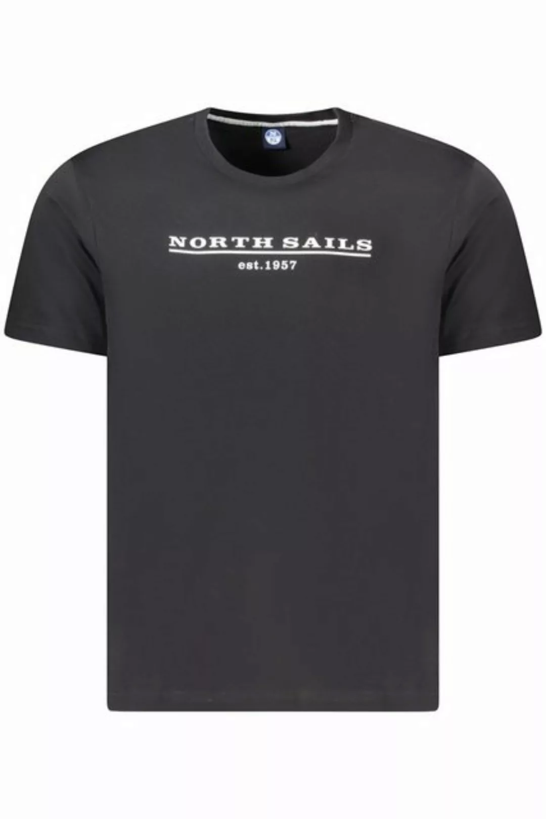 North Sails T-Shirt Herren T-Shirt Schwarz mit Logo und günstig online kaufen