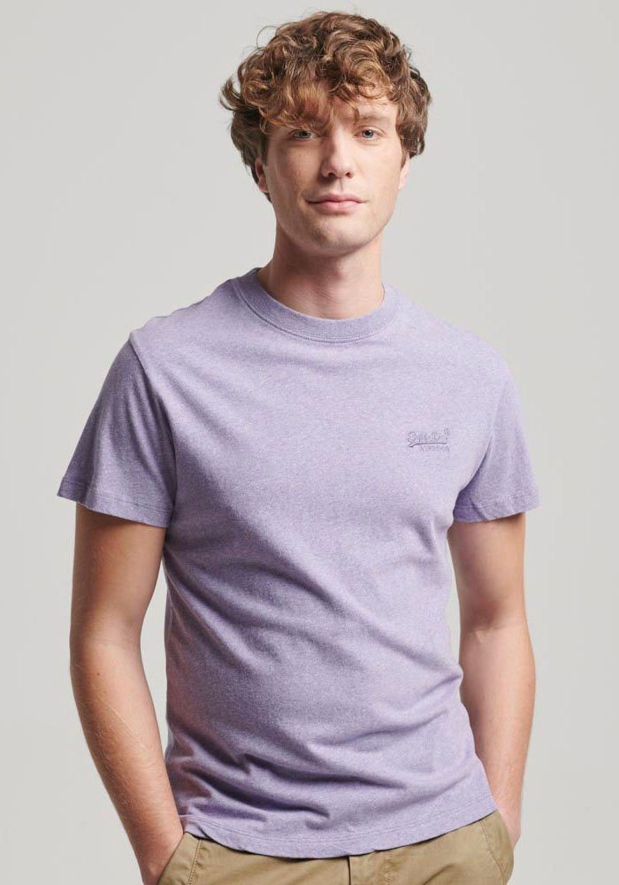Superdry Rundhalsshirt "ESSENTIAL LOGO EMB TEE" günstig online kaufen
