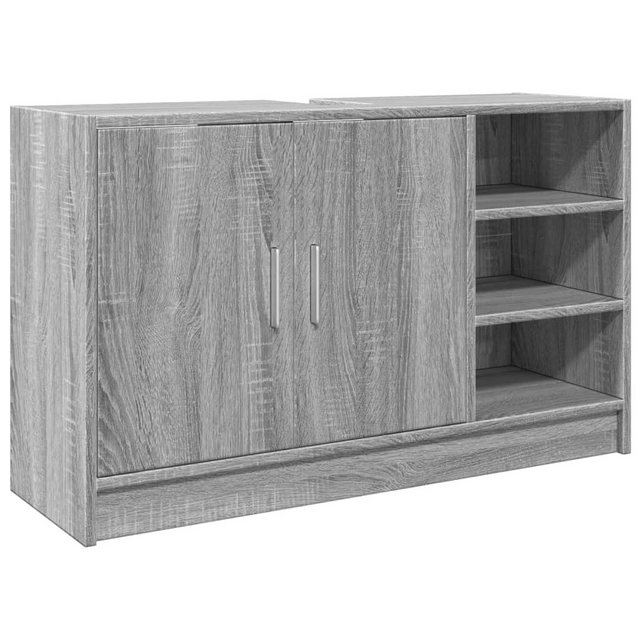 vidaXL Schrankmodule Waschbeckenunterschrank Grau Sonoma 90x29x55 cm Holzwe günstig online kaufen