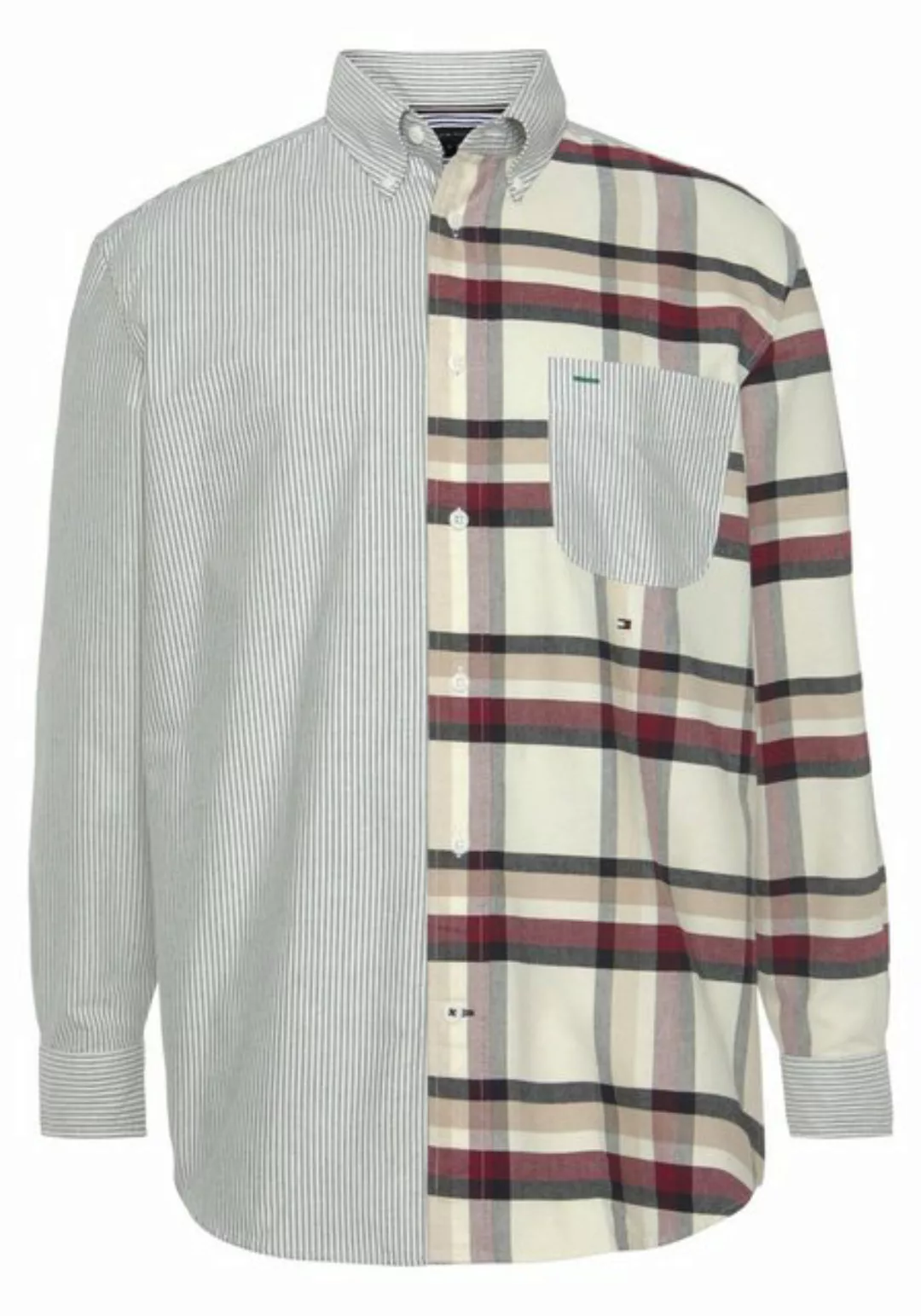 Tommy Hilfiger Langarmhemd GLOBAL STP CHECK BLOCKING SHIRT mit Tommy Hilfig günstig online kaufen