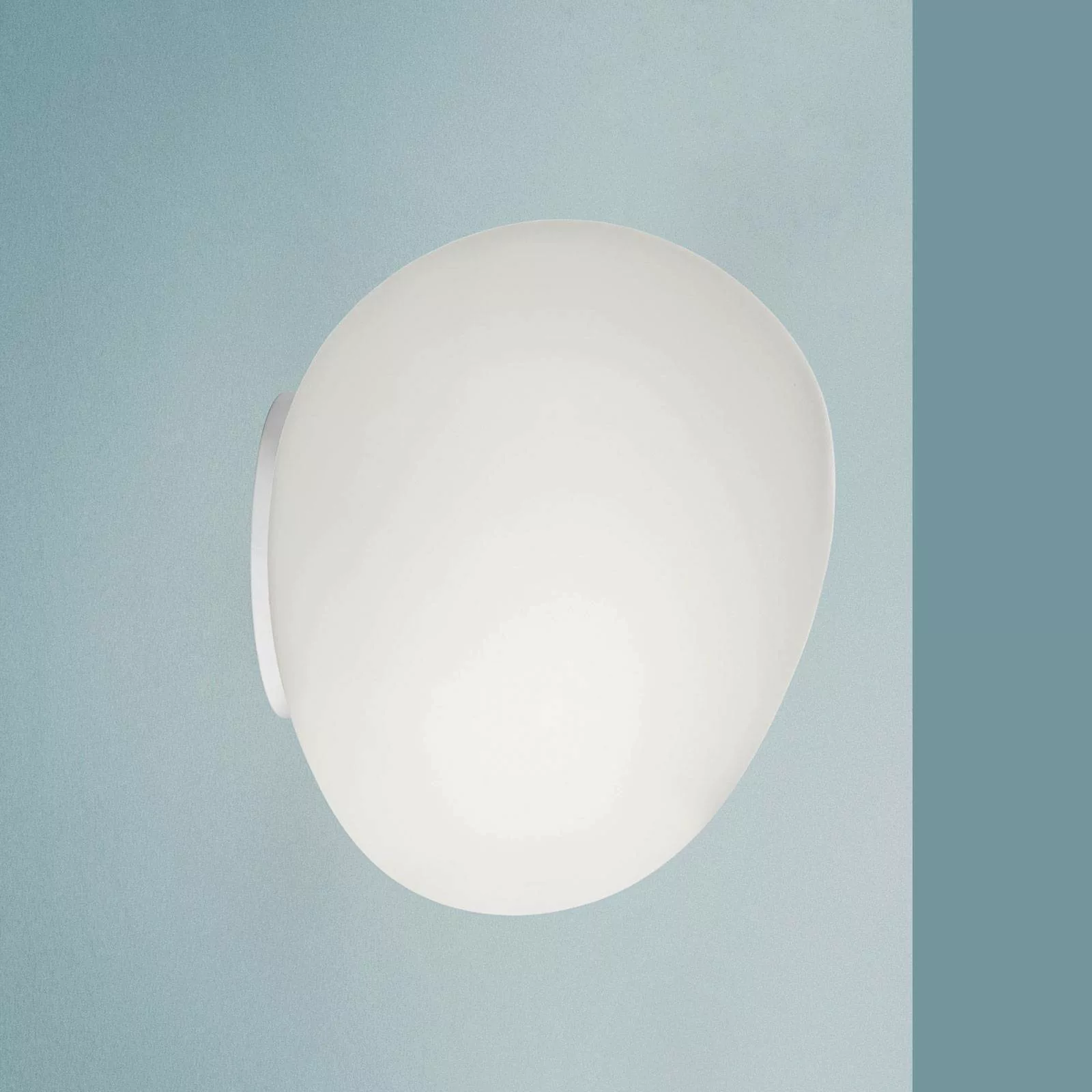 Foscarini Gregg MIDI Wandleuchte, aus Glas, weiß günstig online kaufen