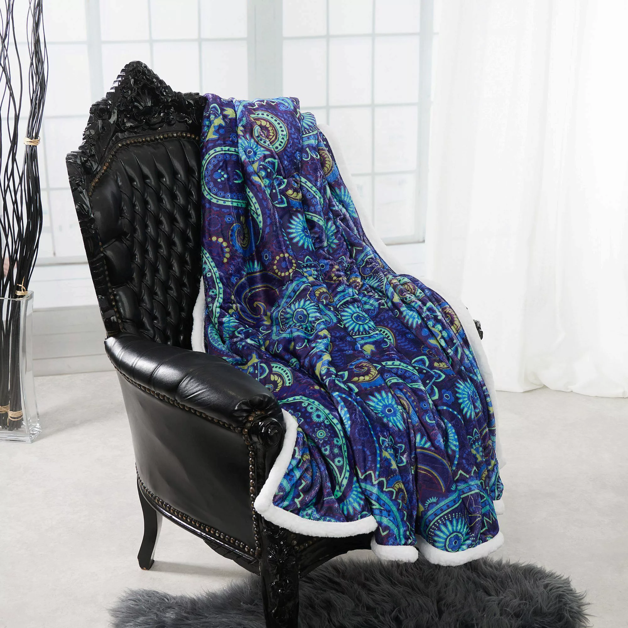 Wohndecke Paisley, HOME DREAM, 150 x günstig online kaufen