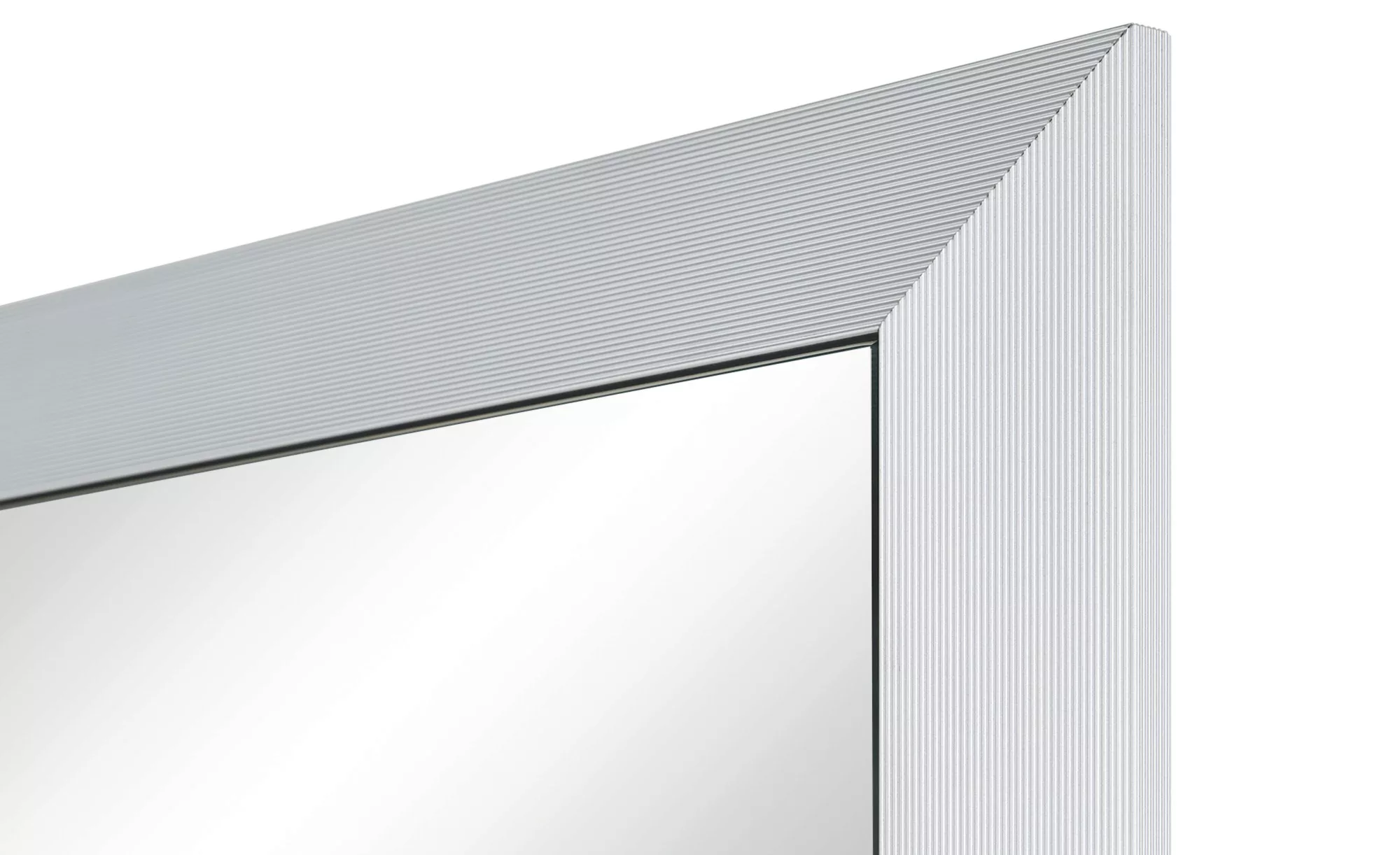 Wohnwert Spiegel 58 x 67 cm Intro ¦ silber ¦ Glas,Aluminium,Holzwerkstoff ¦ günstig online kaufen