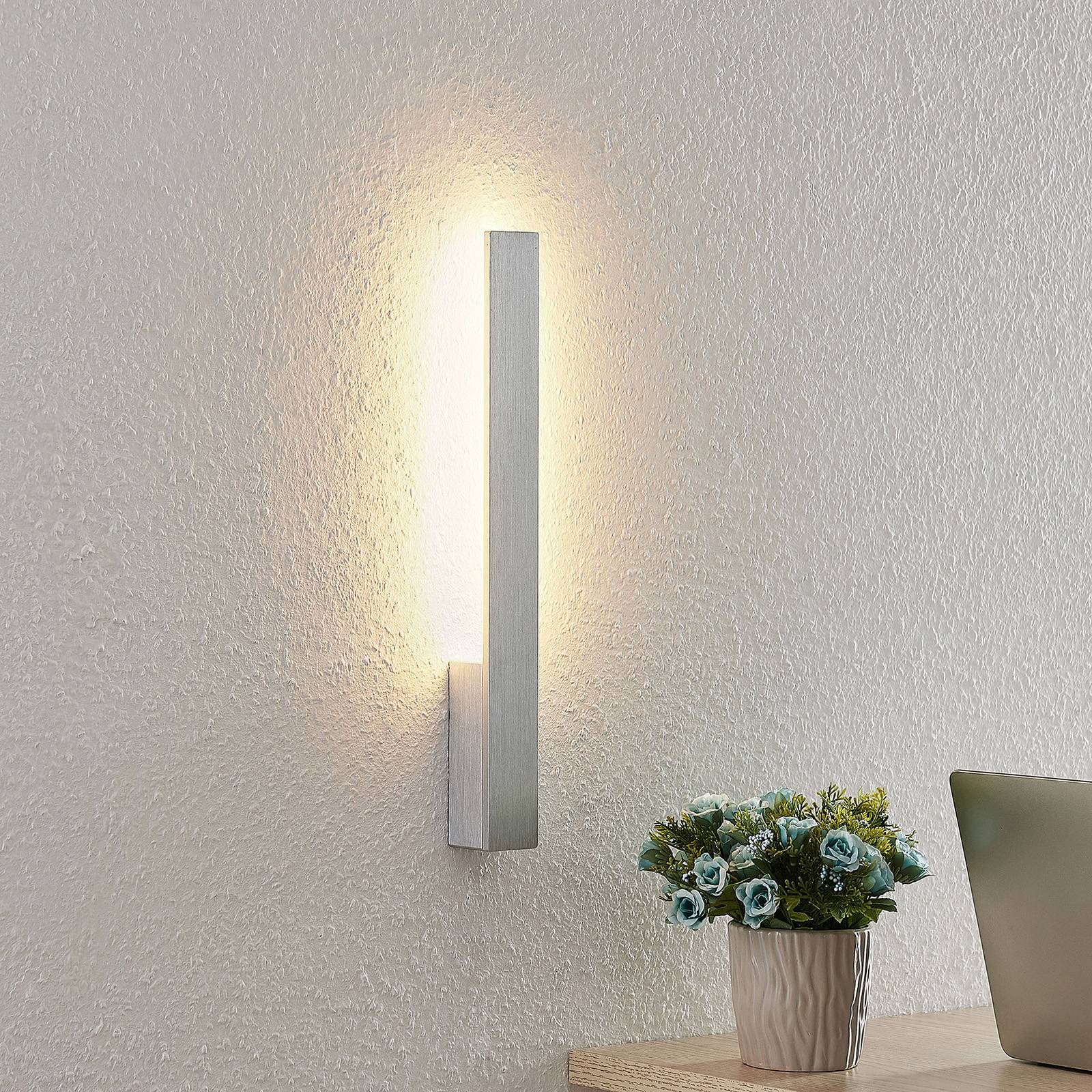 Arcchio Ivano LED-Wandleuchte, 42,5 cm, alu gebürstet günstig online kaufen