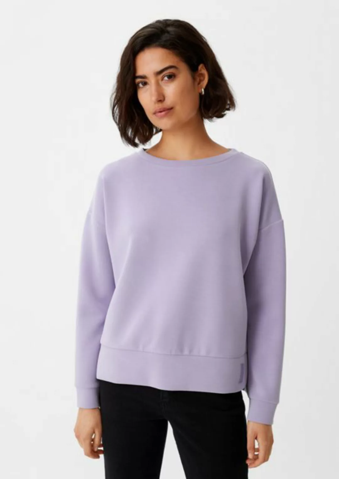 comma casual identity Sweatshirt Sweatshirt aus Modalmix Applikation günstig online kaufen