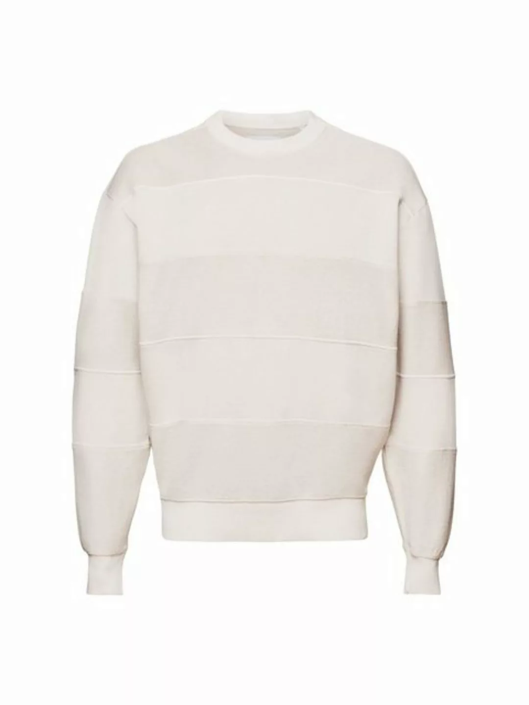 Esprit Sweatshirt Strukturiertes Sweatshirt aus Bio-Baumwolle (1-tlg) günstig online kaufen