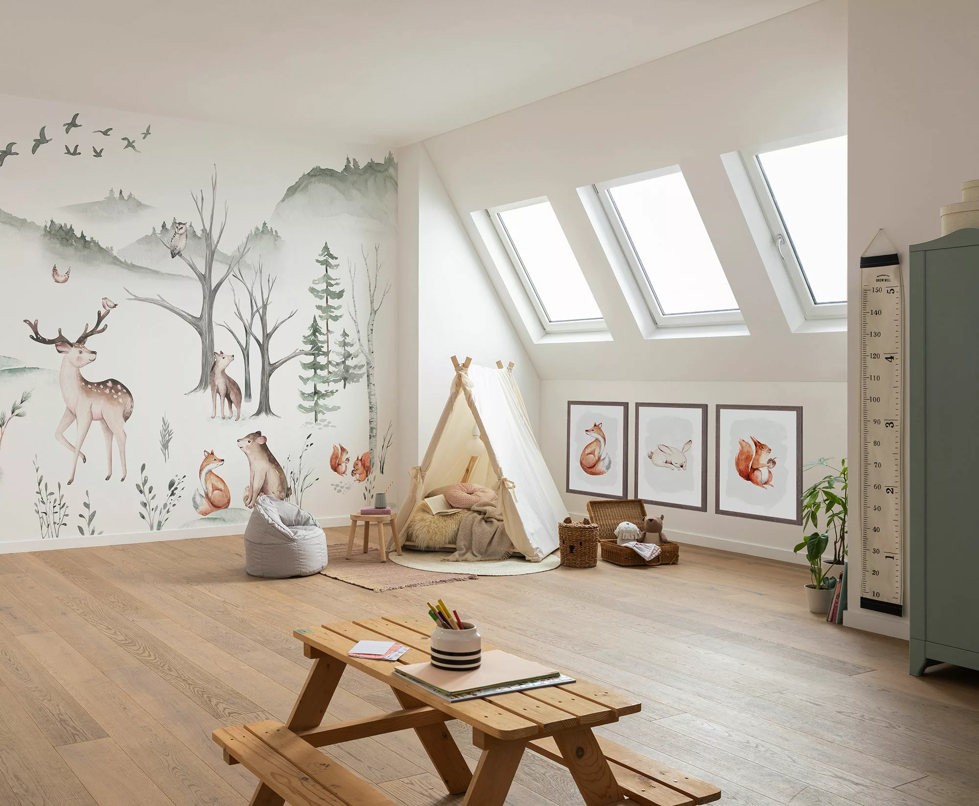 Komar Poster »Curious Fox«, (1 St.), Kinderzimmer, Schlafzimmer, Wohnzimmer günstig online kaufen