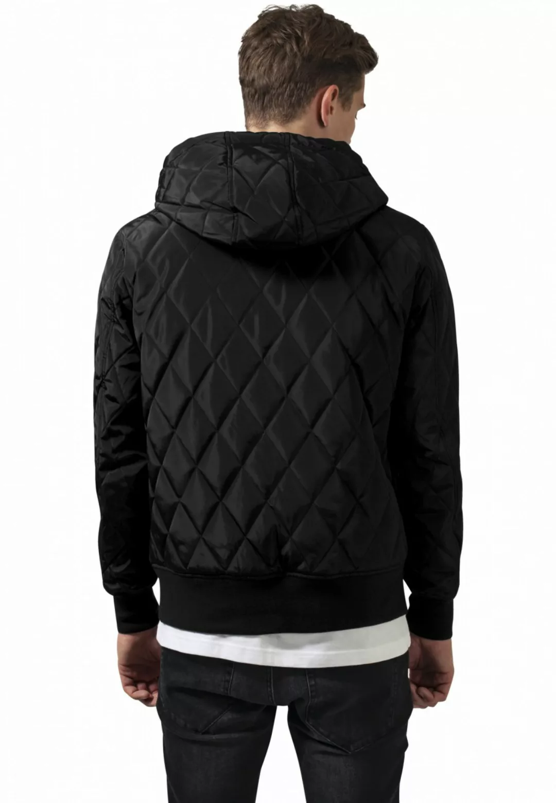 Urban Classics Herren Jacke Hooded Big Diamond Quilt Jacket günstig online kaufen