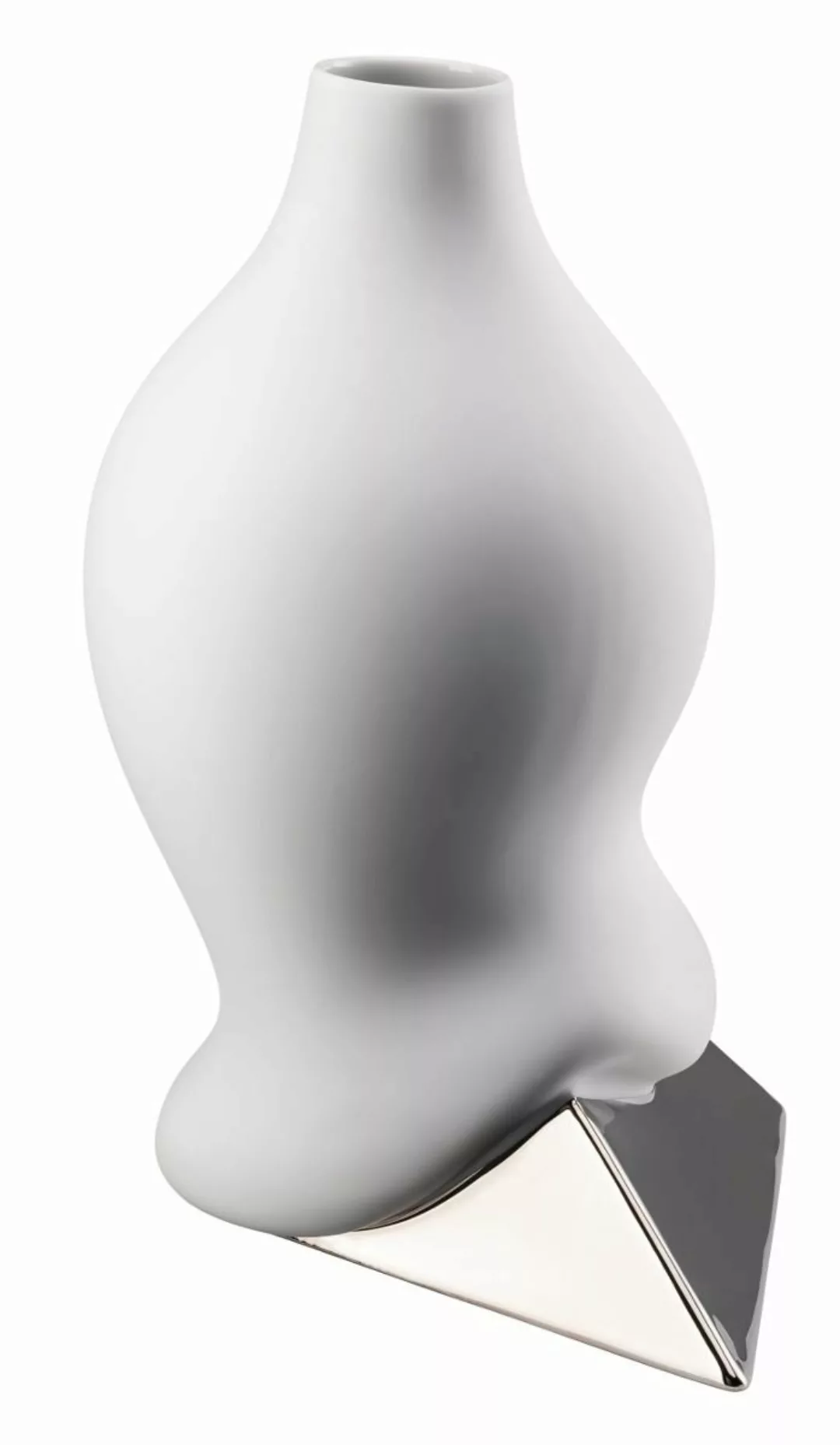 Rosenthal Vasen Sirop Platin titanisiert Vase 28 cm (silber) günstig online kaufen
