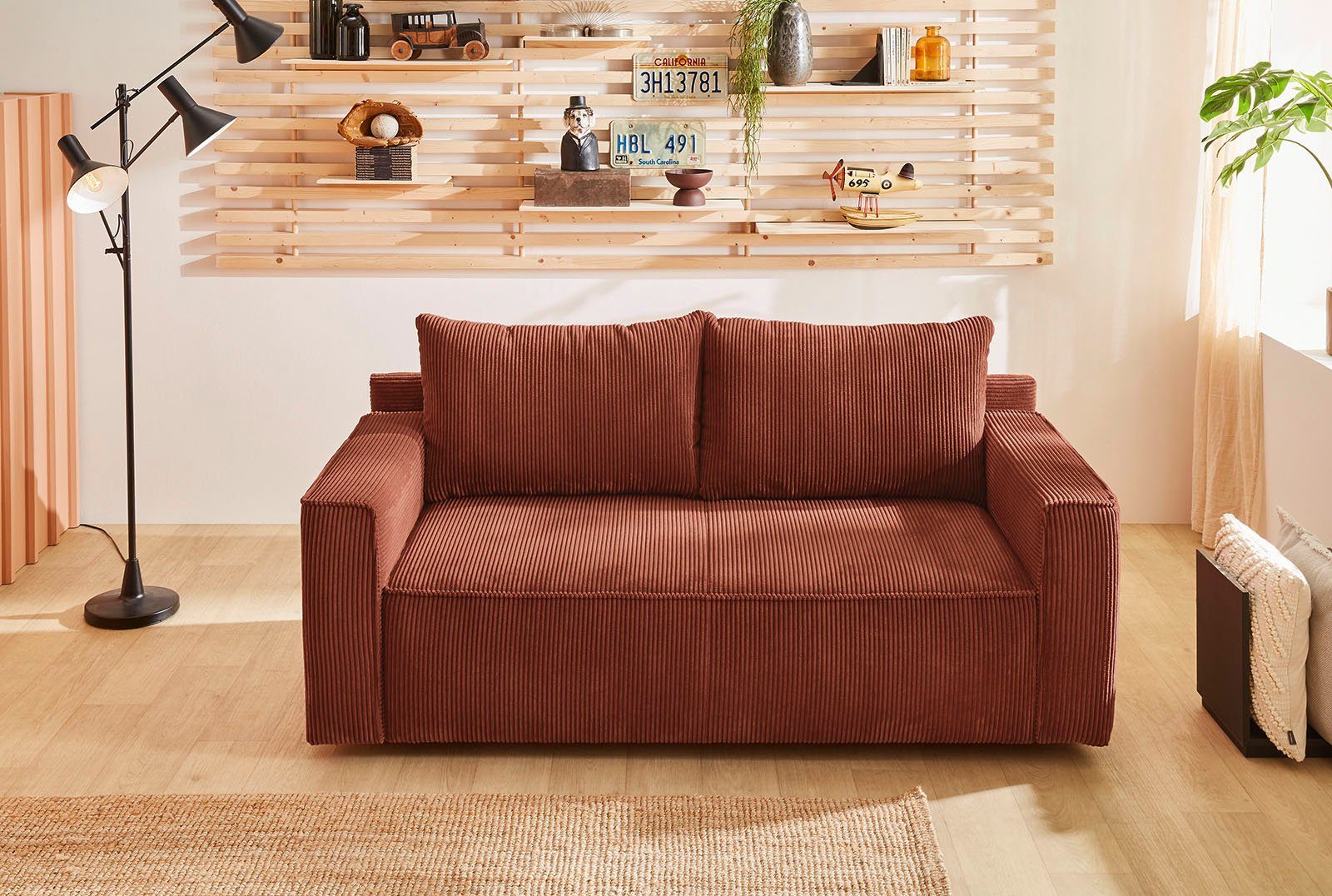 Jockenhöfer Gruppe Schlafsofa "Ron", Platzsparendes Sofa mit Gästebettfunkt günstig online kaufen