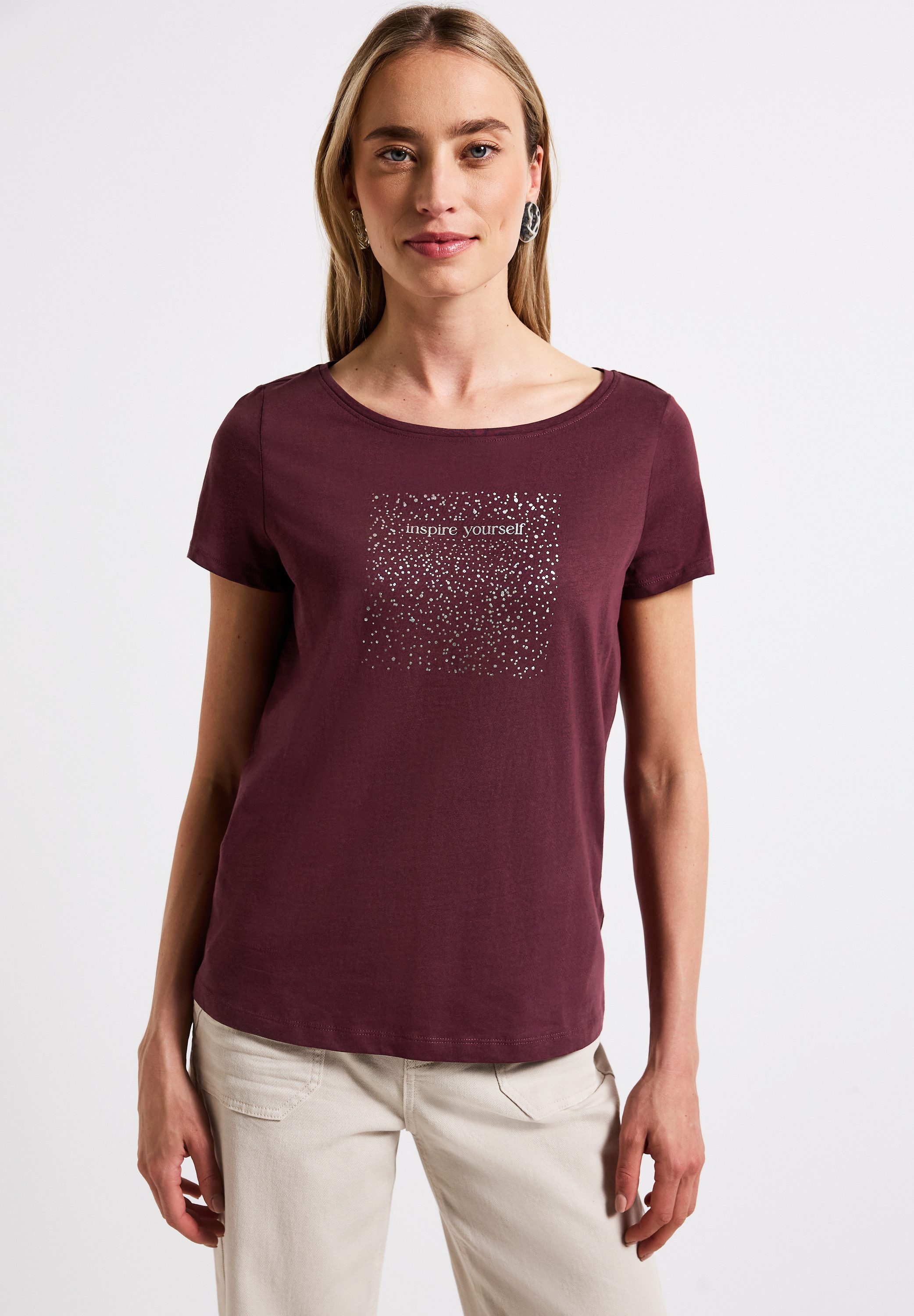 STREET ONE T-Shirt, farbig günstig online kaufen