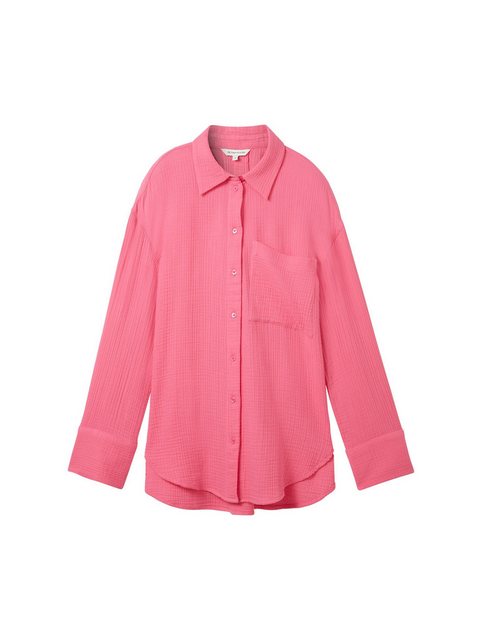 TOM TAILOR Blusenshirt structured blouse shirt günstig online kaufen