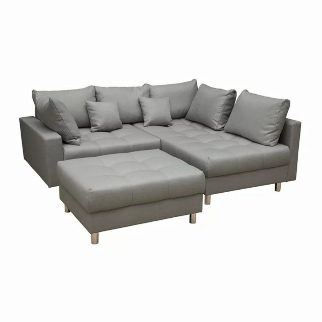 riess-ambiente Ecksofa KENT 220cm grau, Set 2 Teile, Wohnzimmer · Couch · S günstig online kaufen