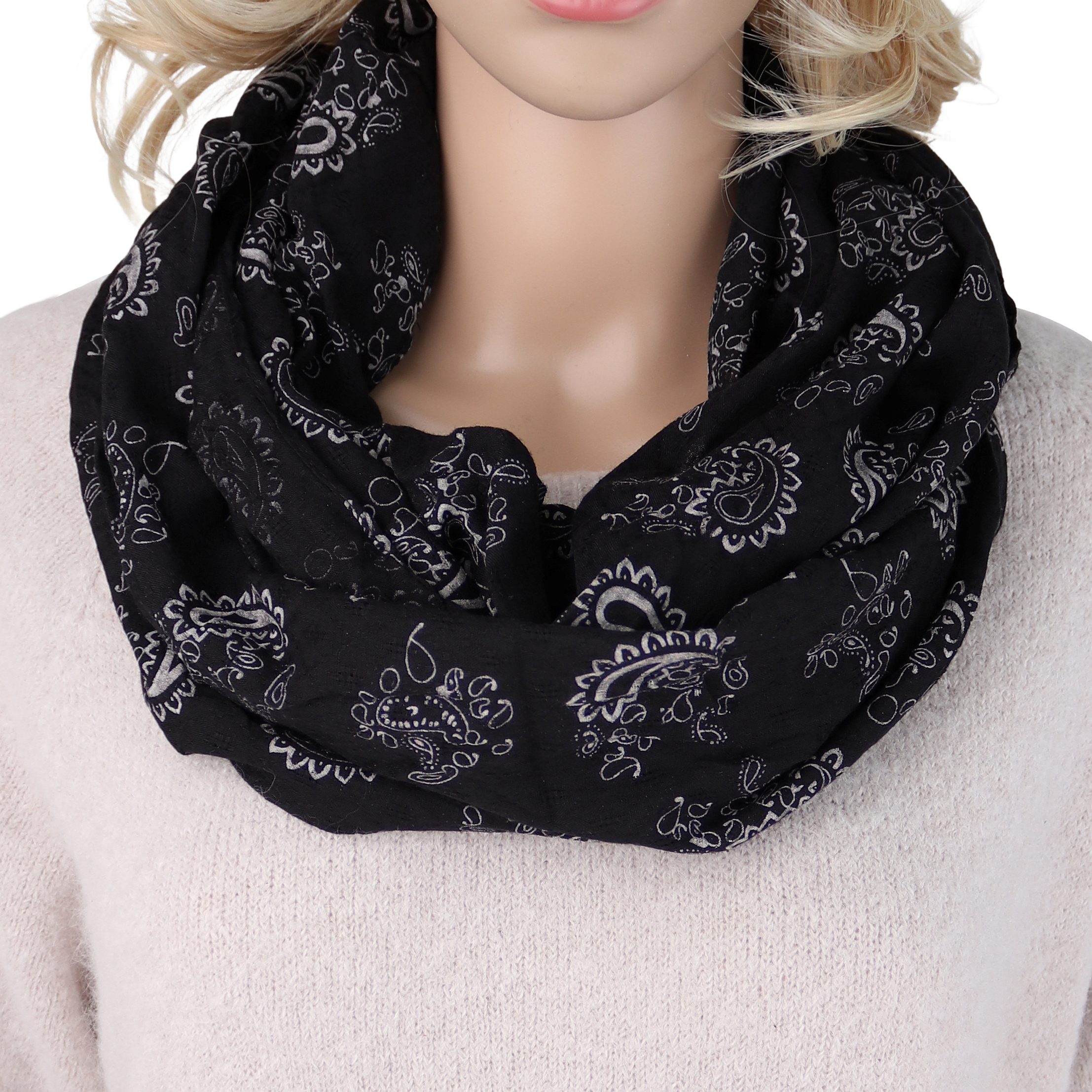 MIRROSI Loop Damen Schal mit Paisley günstig online kaufen
