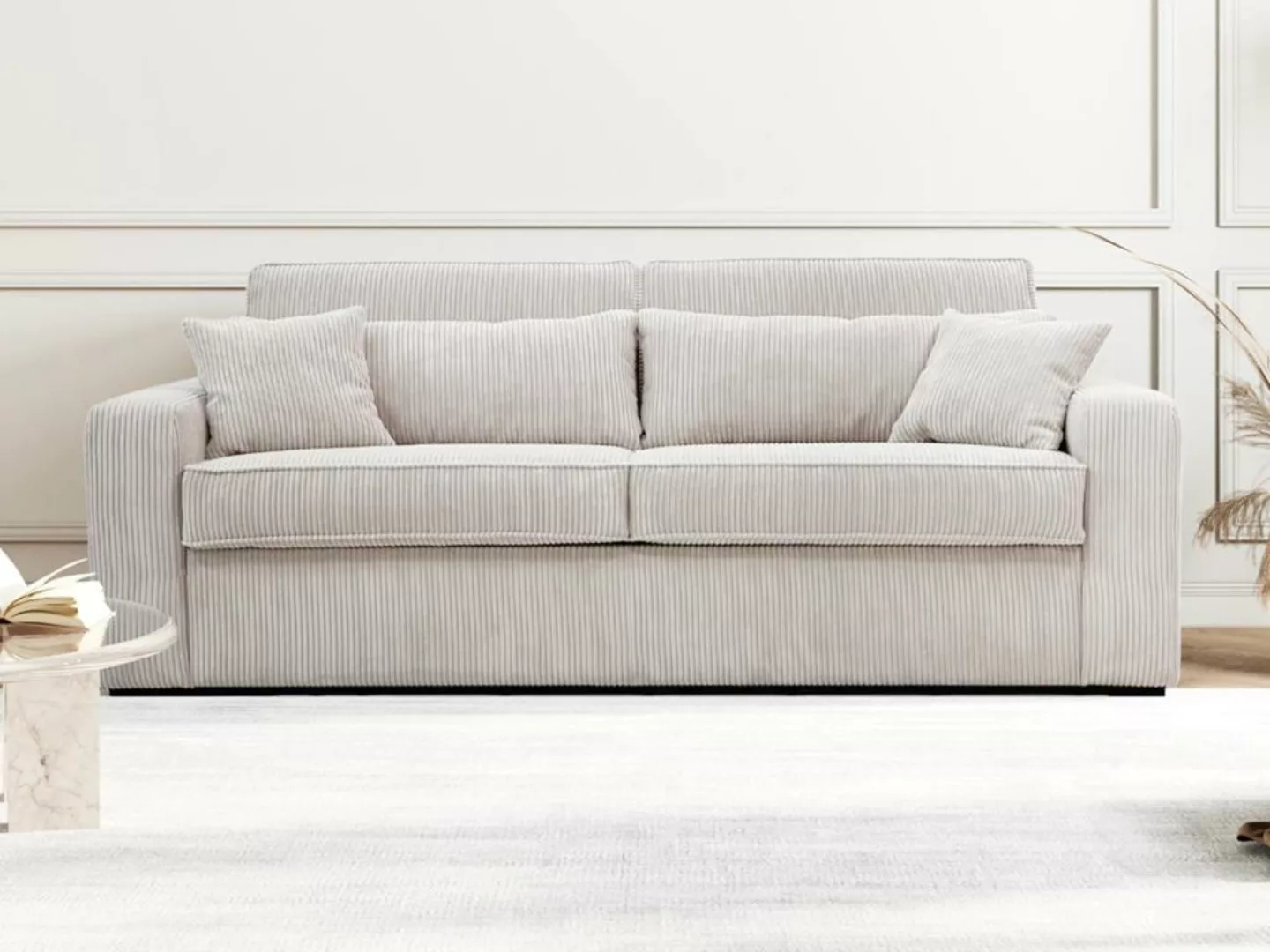 Schlafsofa mit Matratze 3-Sitzer - Liegefläche 140 cm - Matratze 18 cm - Co günstig online kaufen