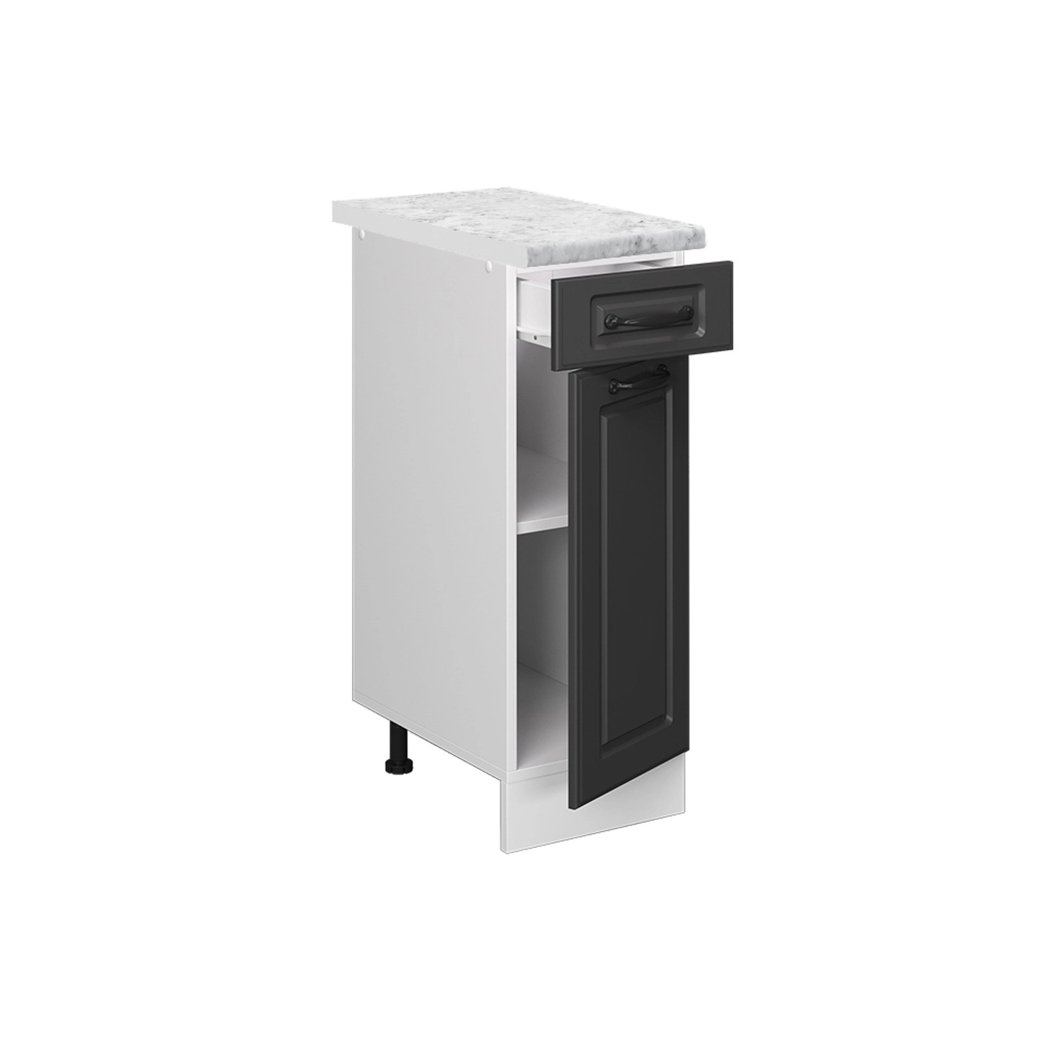 Vicco Unterschrank R-Line, Anthrazit Landhaus/Weiß, 30 günstig online kaufen