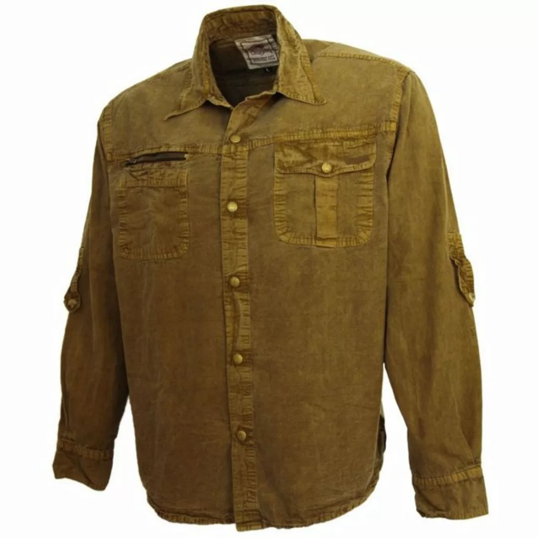 Scippis Langarmhemd Broome Outdoorhemd Funktionshemd aus Canvas günstig online kaufen