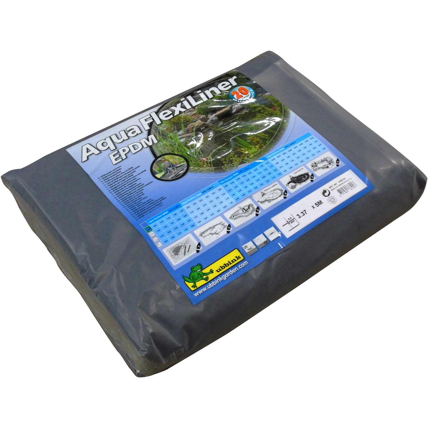 Ubbink Teichfolie Aquaflexiliner Epdm 3,37×5 M 1336124 günstig online kaufen