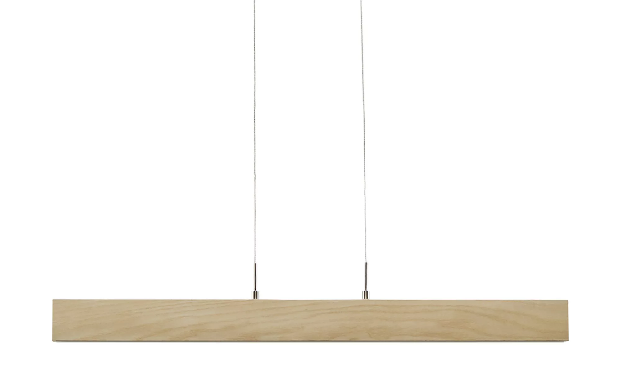 HOME STORY LED-Holz-Pendelleuchte, 1-flammig mit Dimmer - holzfarben - 98 c günstig online kaufen