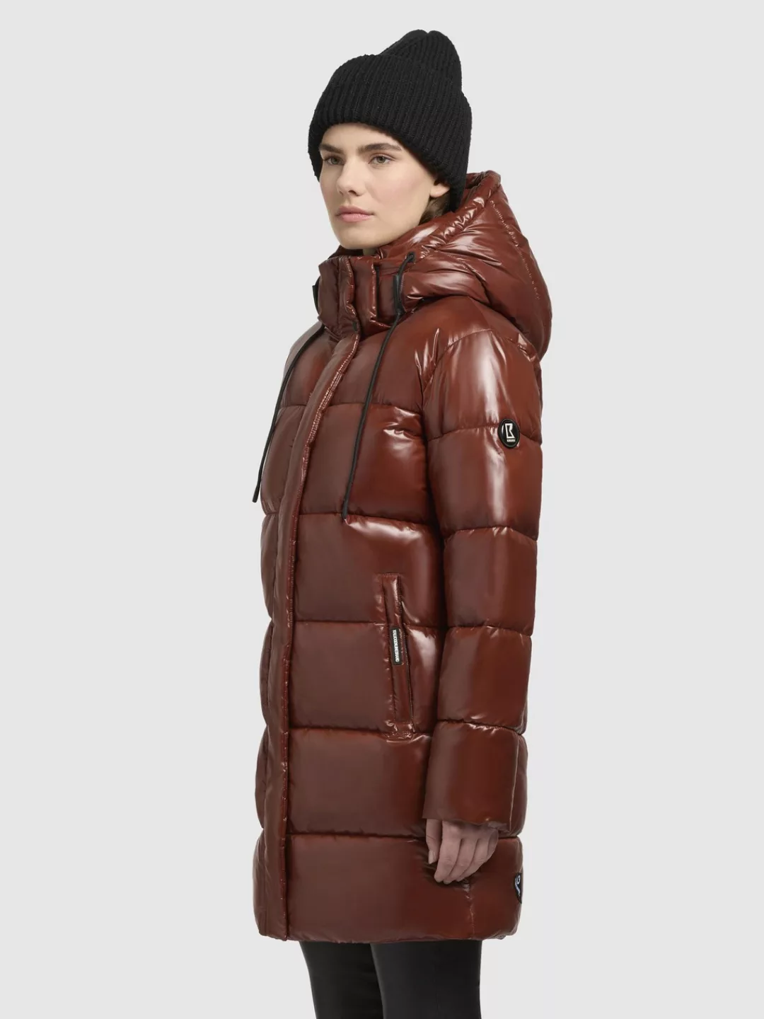 khujo Steppjacke "Jadet2-YM", mit Kapuze, Schimmernder Winter Kurzmantel mi günstig online kaufen