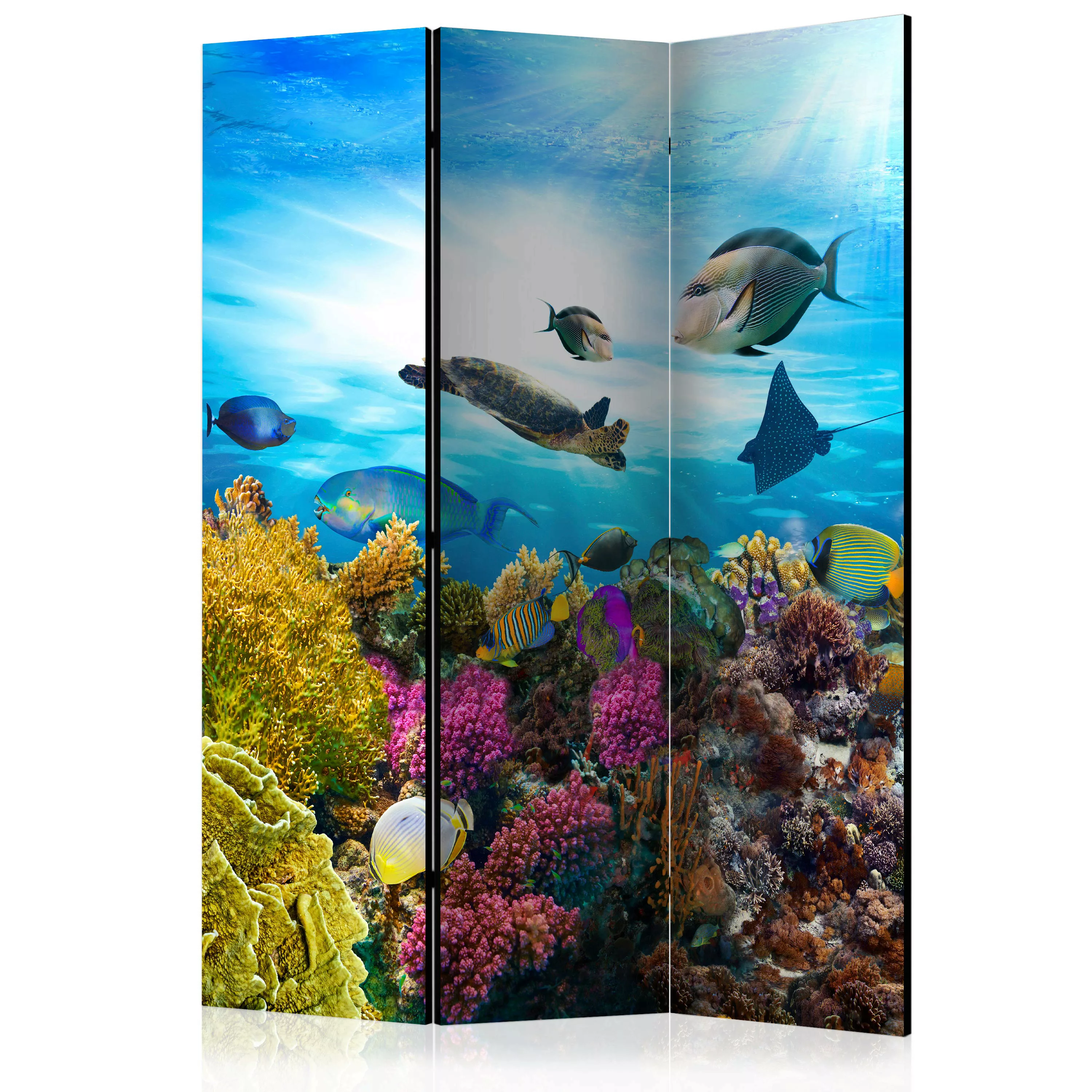 3-teiliges Paravent - Coral Reef [room Dividers] günstig online kaufen