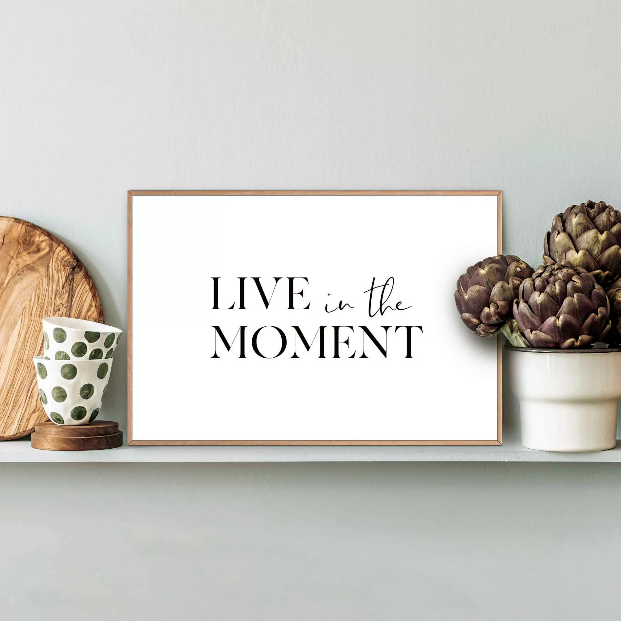 Reinders Poster "Live in the Moment" günstig online kaufen