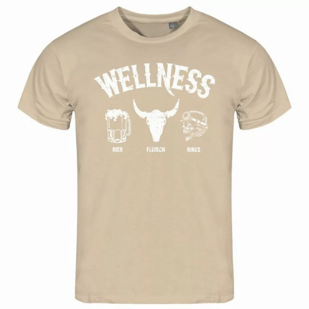 deinshirt Print-Shirt Herren T-Shirt Wellness für Biker Funshirt mit Motiv günstig online kaufen