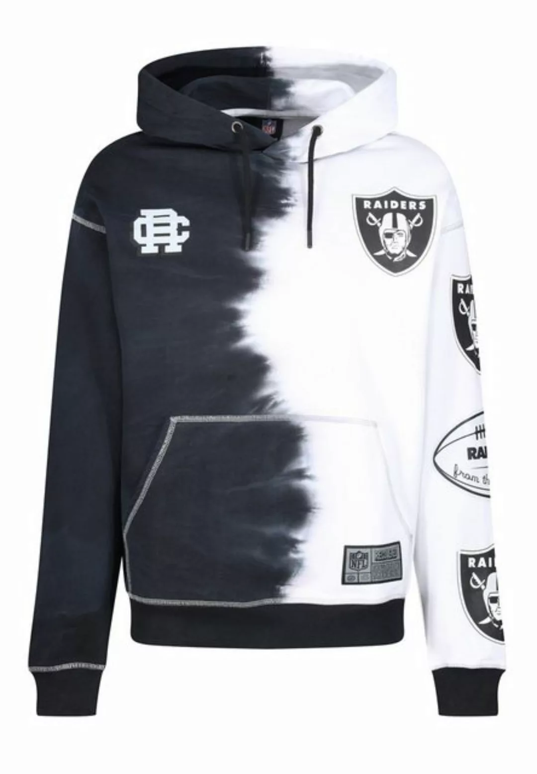 Recovered Kapuzenpullover Recovered Hoodie NFL - Las Vegas Raiders Ink Dye günstig online kaufen