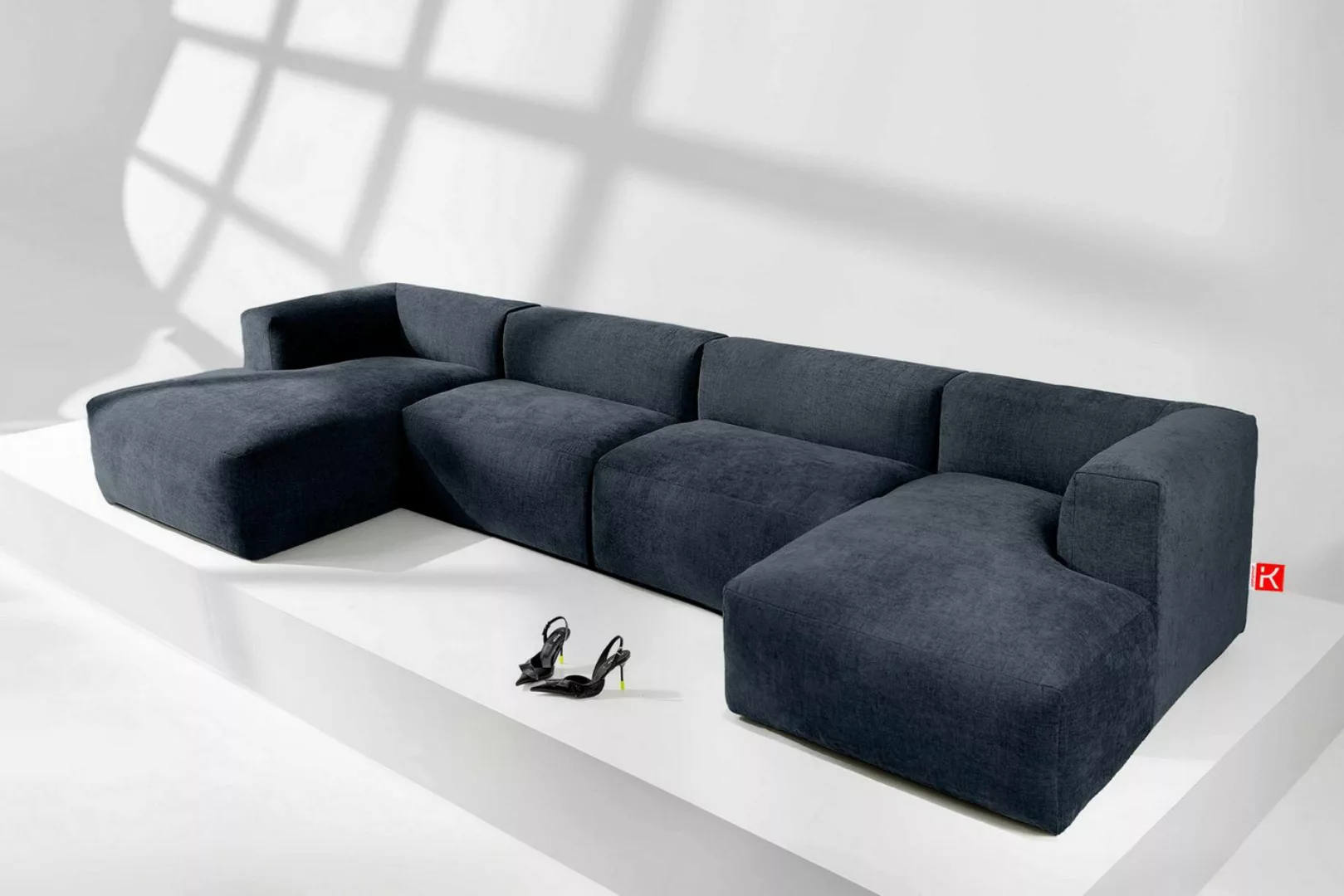 KONSIMO® Wohnlandschaft BUFFO Ecksofa U-Form, hergestellt in der EU,extrem günstig online kaufen