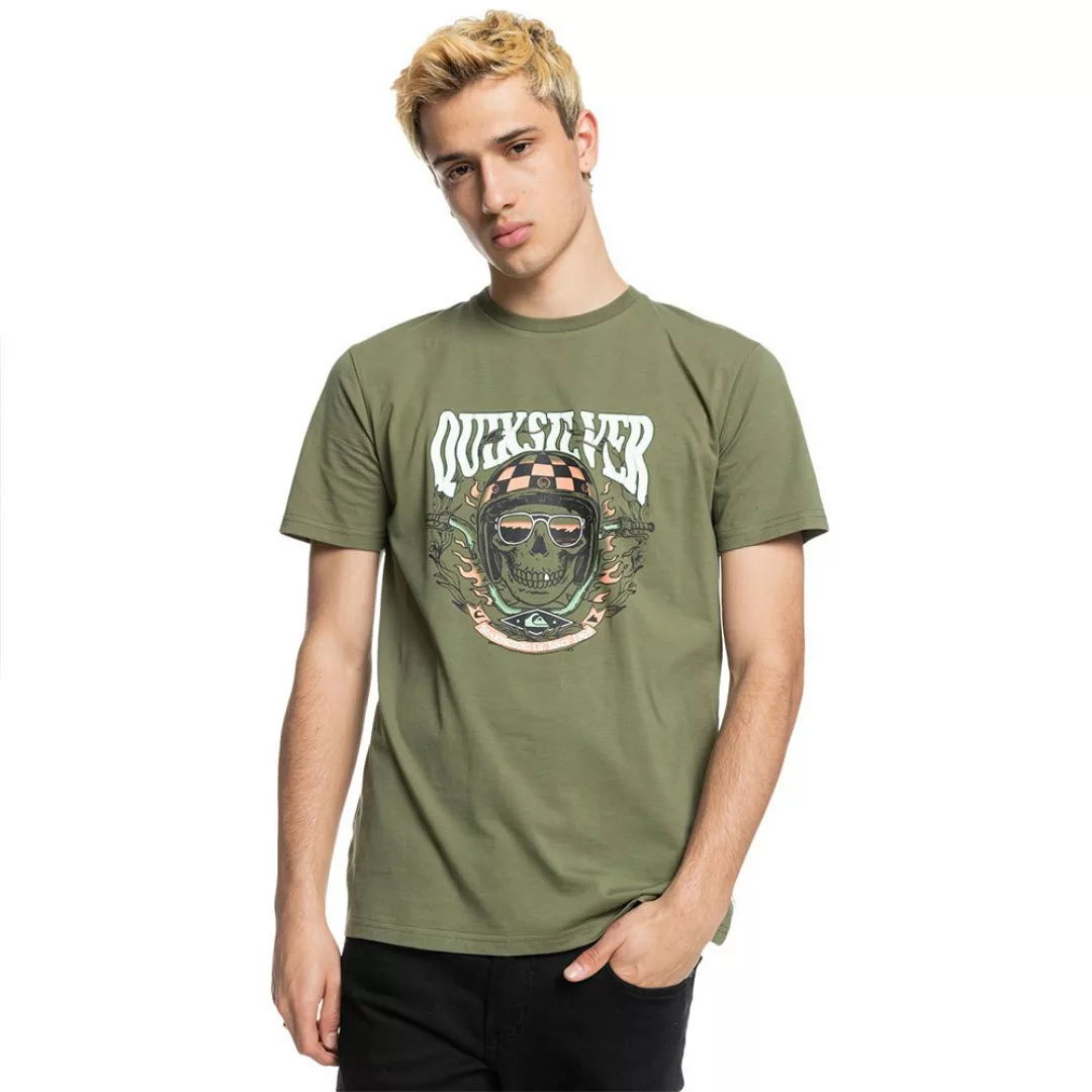 Quiksilver Biker Skull Kurzärmeliges T-shirt XL Four Leaf Clover günstig online kaufen