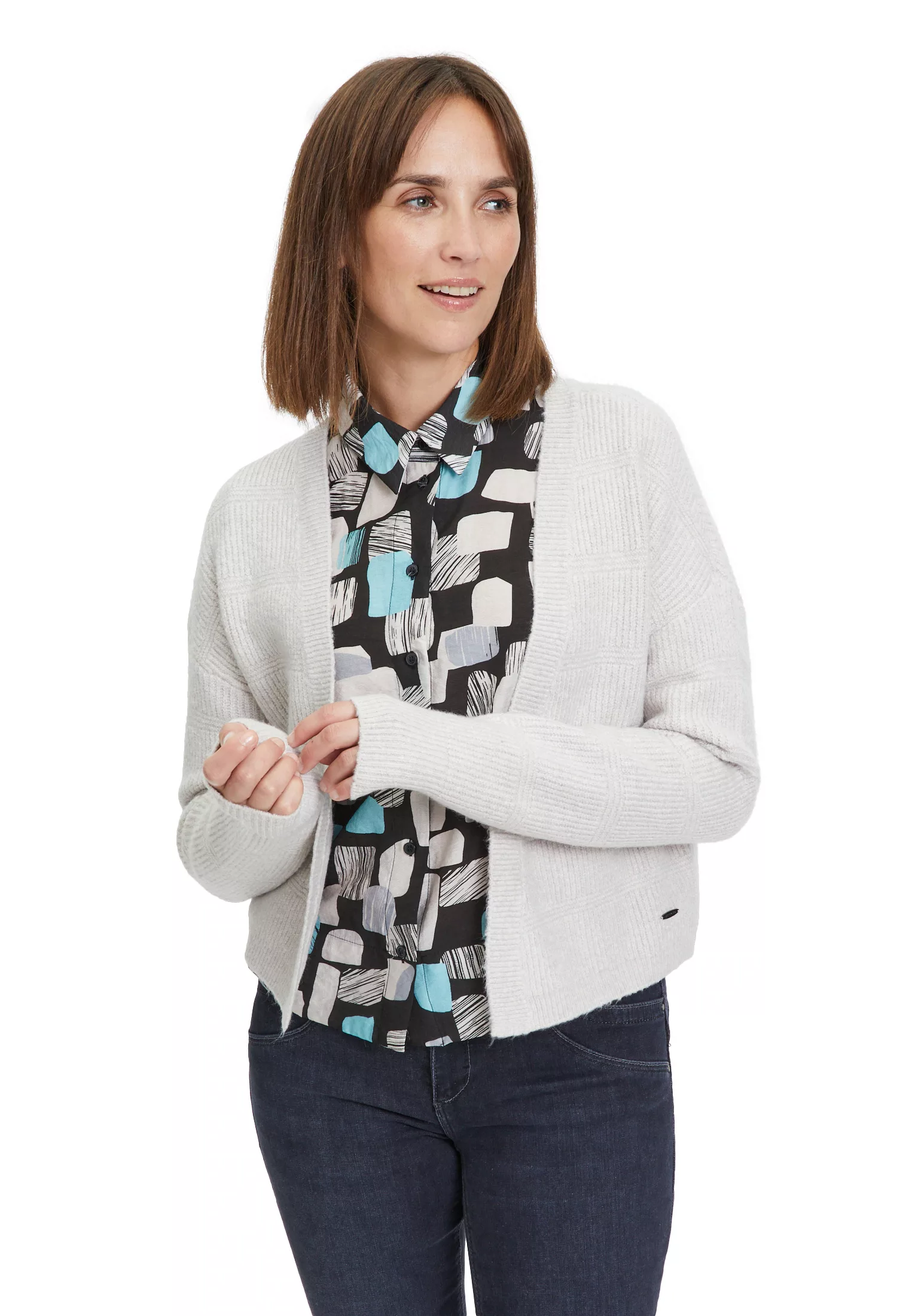 Betty&Co Strickjacke "Betty & Co Strick-Cardigan ohne Verschluss", Struktur günstig online kaufen