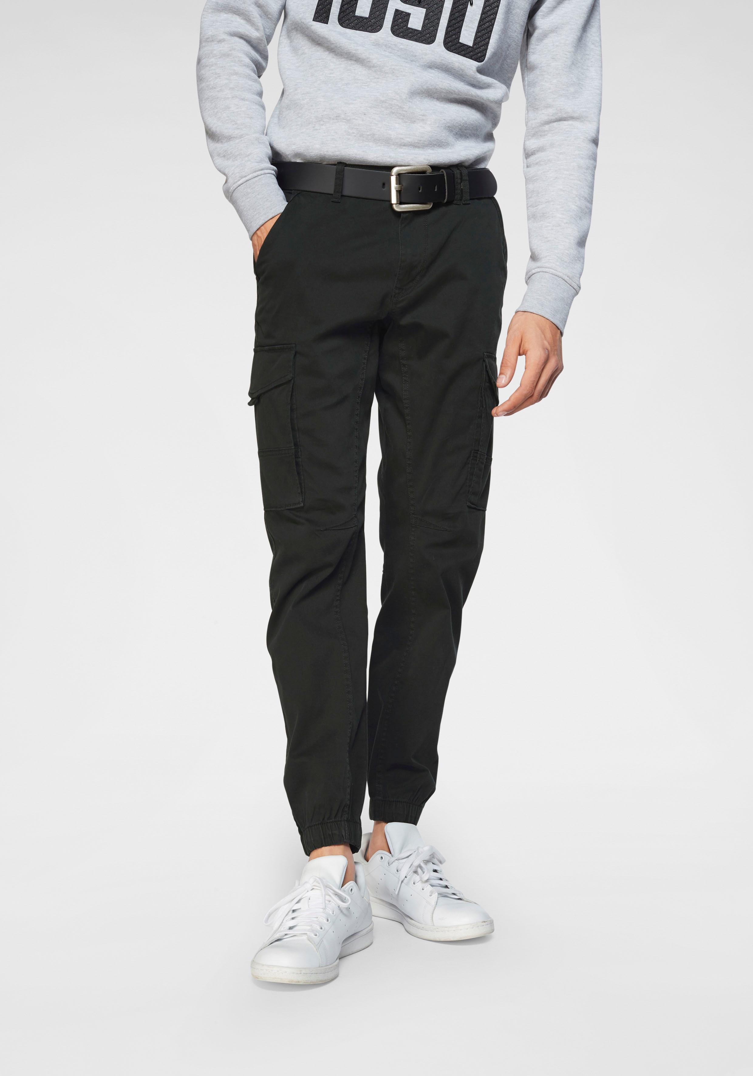 Jack & Jones Herren Cargohose JJIPAUL JJFLAKE AKM 542 -Tapered Fit - Schwar günstig online kaufen