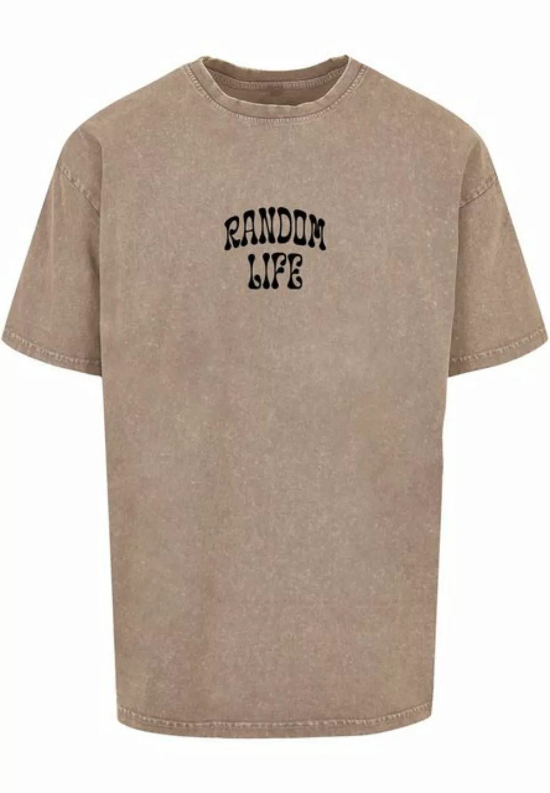 Merchcode T-Shirt Merchcode Herren Random Life Acid Washed Heavy Oversized günstig online kaufen