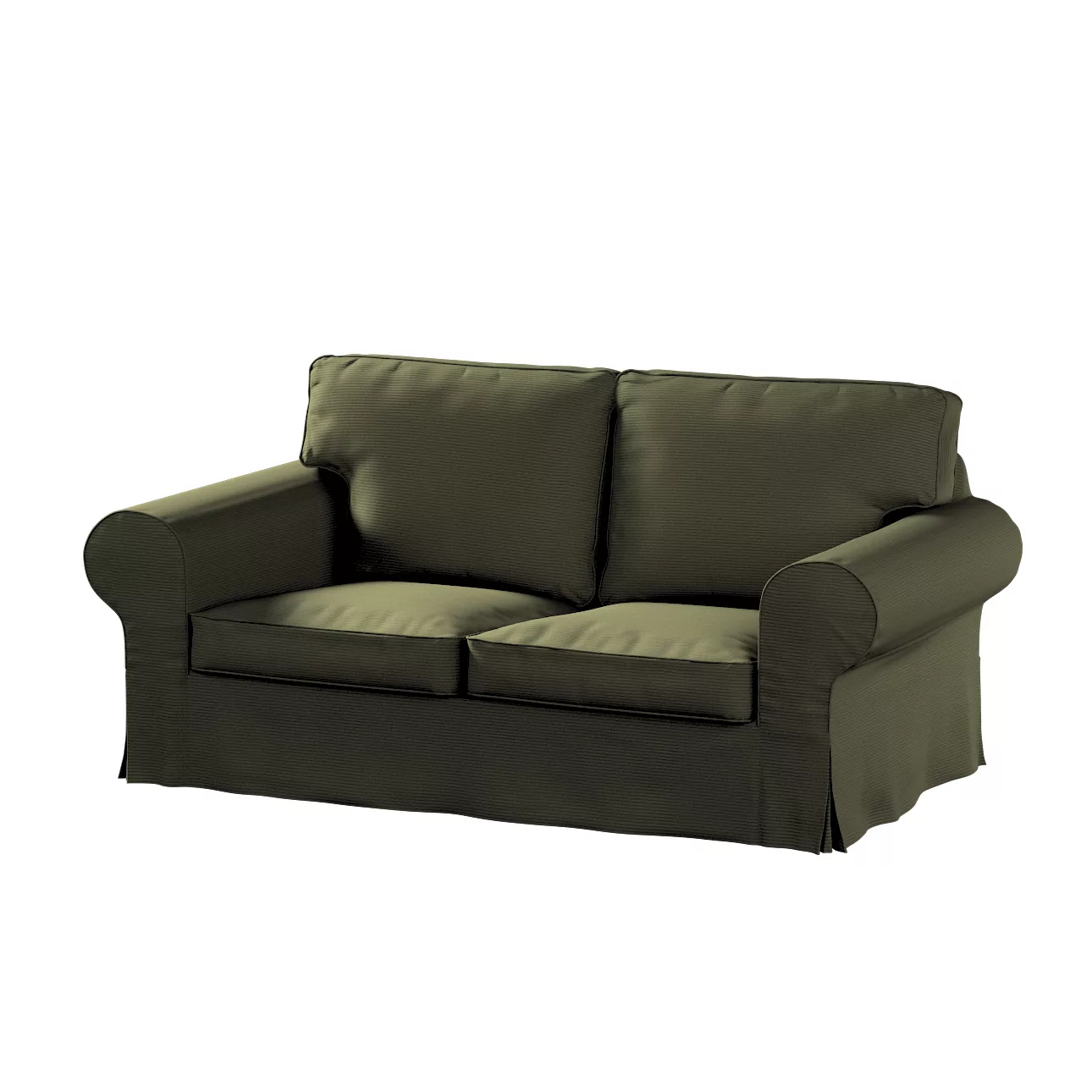 Bezug für Ektorp 2-Sitzer Schlafsofa NEUES Modell, olivgrün, Sofabezug für günstig online kaufen