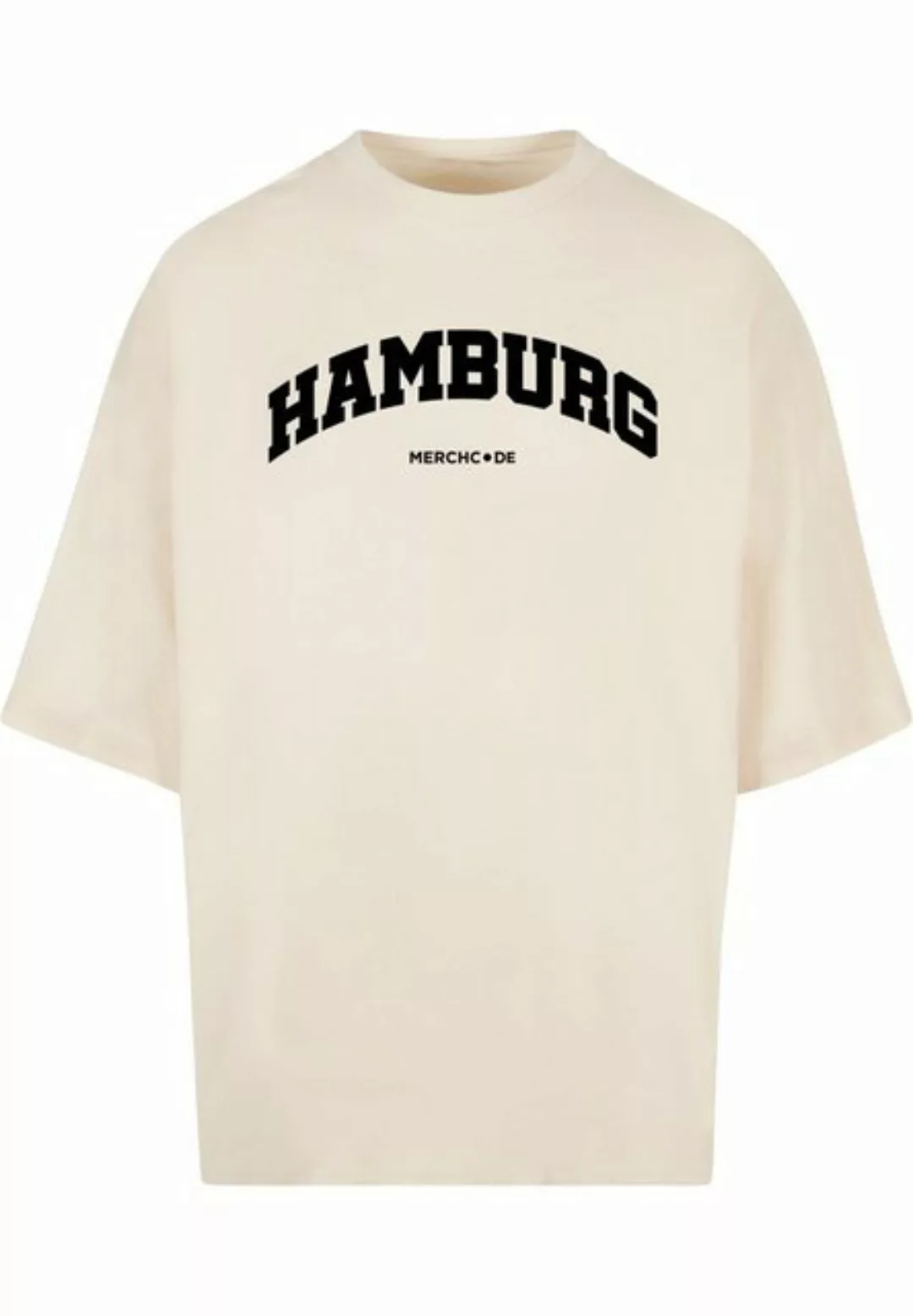 Merchcode T-Shirt Merchcode Herren Hamburg Wording - Huge Tee (1-tlg) günstig online kaufen