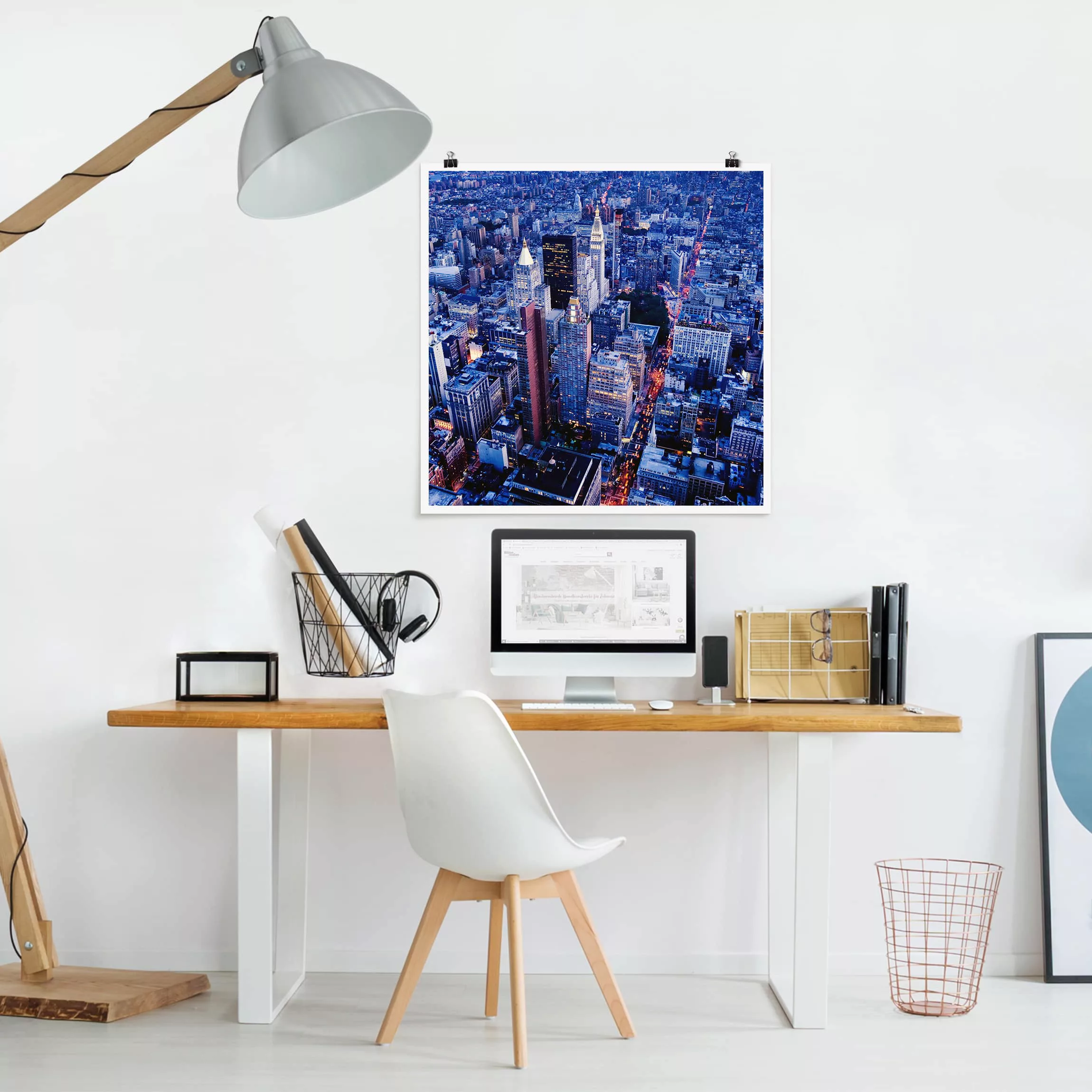 Poster Architektur & Skyline - Quadrat Big Apple günstig online kaufen