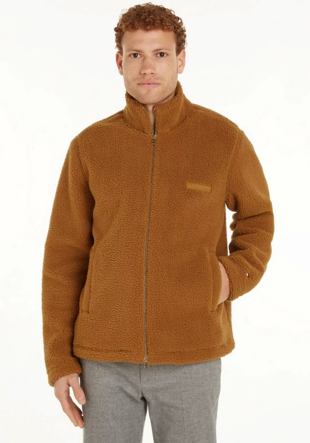 Tommy Hilfiger Sweatjacke MONOTYPE TEXTURED FLEECE ZT aus strukturiertem Te günstig online kaufen