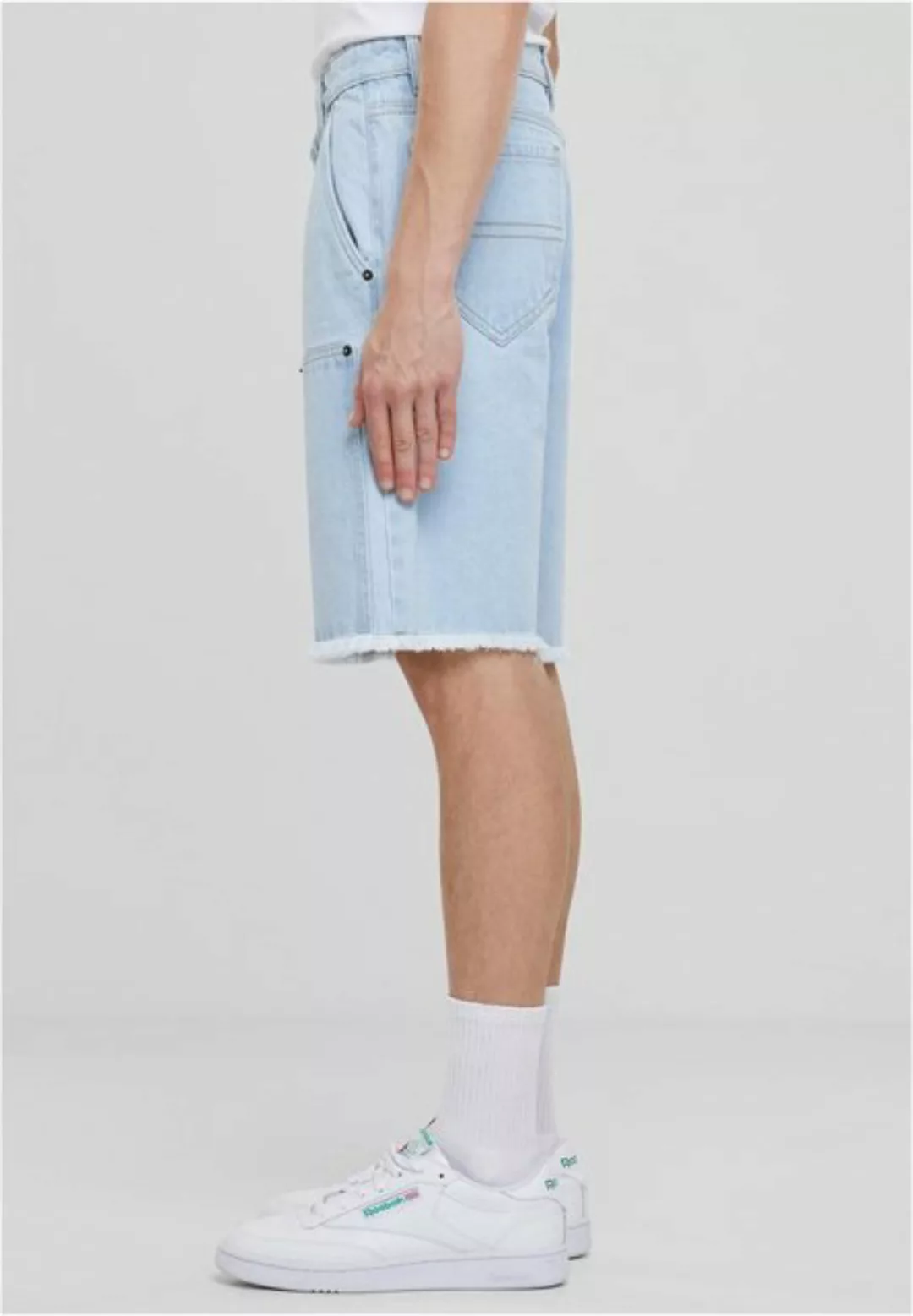 URBAN CLASSICS Shorts "Urban Classics Open Edge Two Knee Denim Shorts", (1 günstig online kaufen