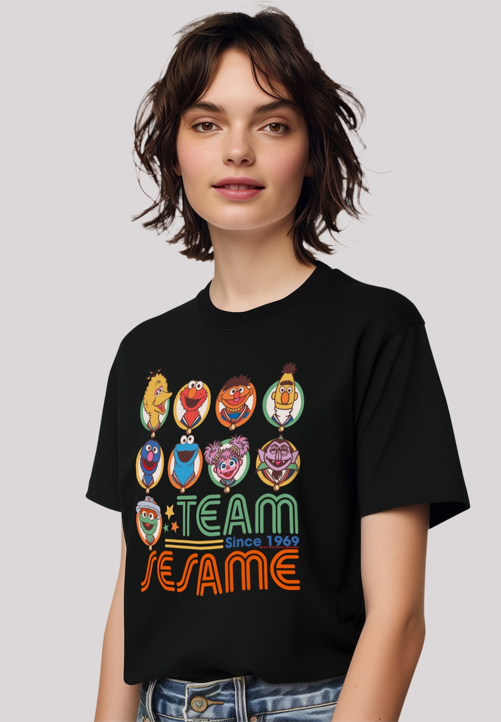 F4NT4STIC T-Shirt "Sesamstraße Team Since 1969", Premium Qualität günstig online kaufen