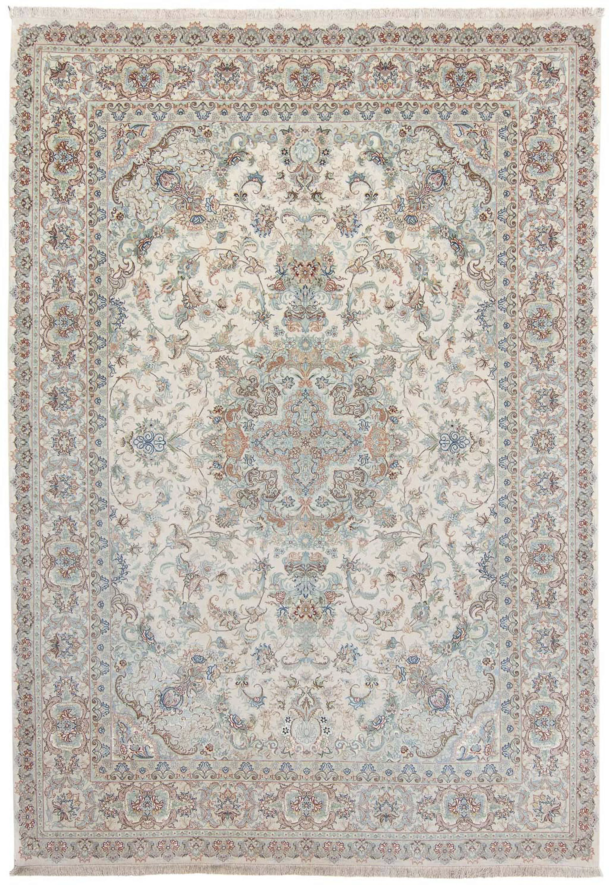 morgenland Orientteppich »Perser - Täbriz - Royal - 362 x 251 cm - beige«, günstig online kaufen