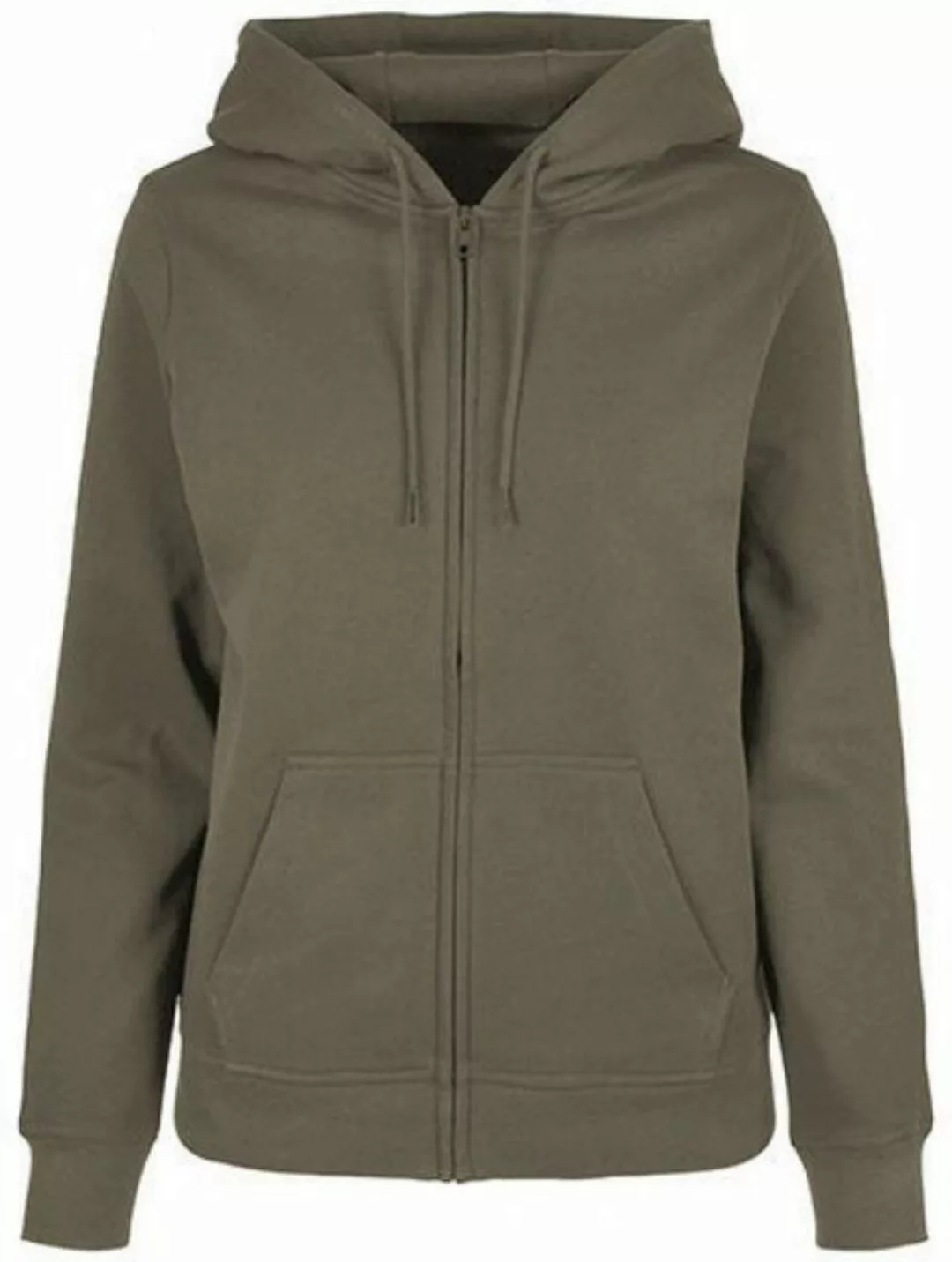 Build Your Brand Sweatjacke Ladies Basic Zip Hoody - Damen Kapuzen Sweatjac günstig online kaufen