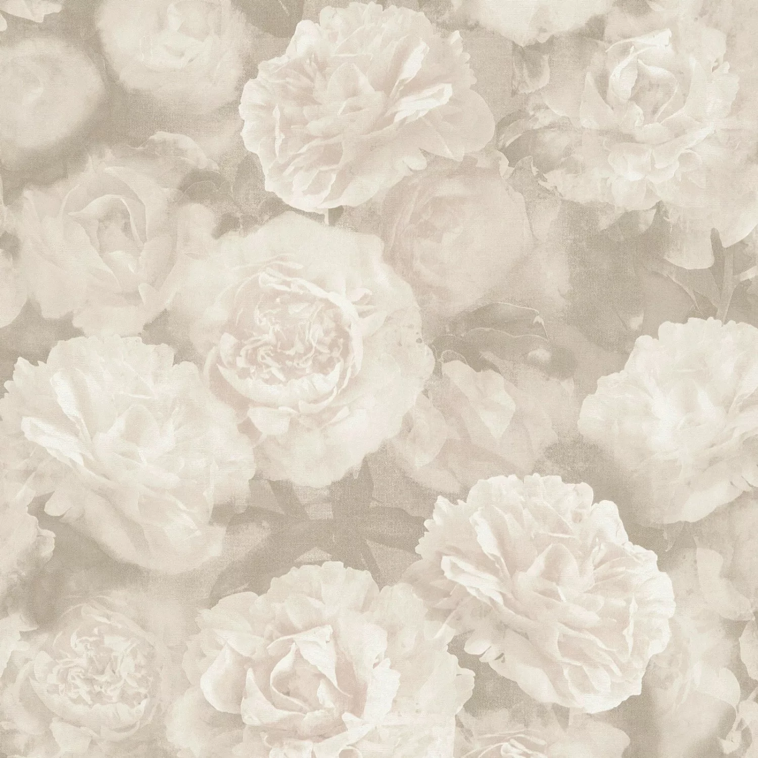 Bricoflor Nostalgische Tapete mit Rosen Vintage Blumentapete Creme Weiß mit günstig online kaufen
