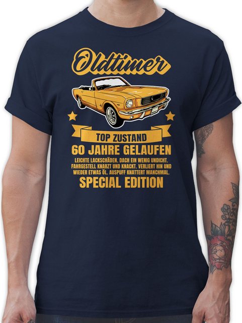 Shirtracer T-Shirt 60 Jahre Oldtimer 60. Geburtstag günstig online kaufen