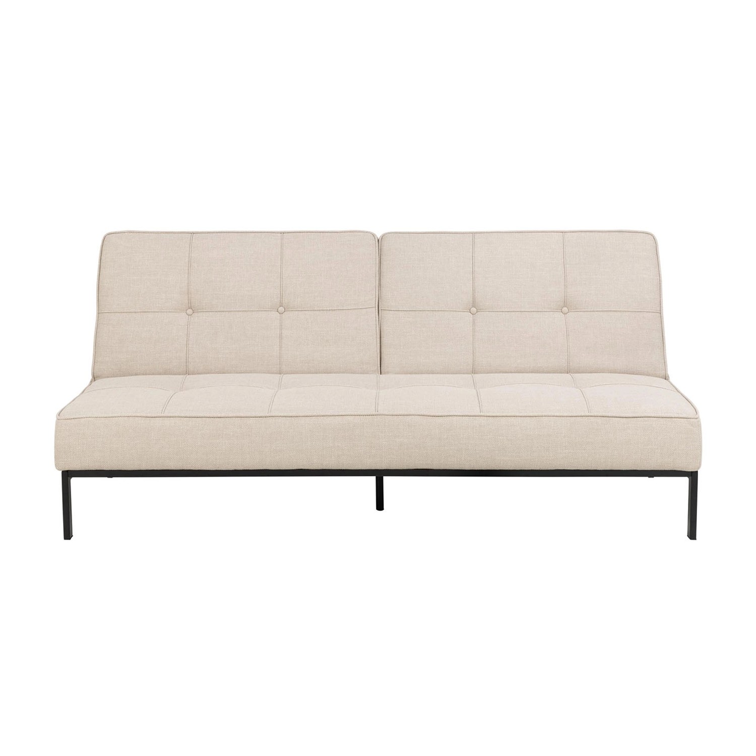 ACTONA GROUP Schlafsofa in Beige, Polyester, Stahl - 198x87x95cm (BxHxT) günstig online kaufen